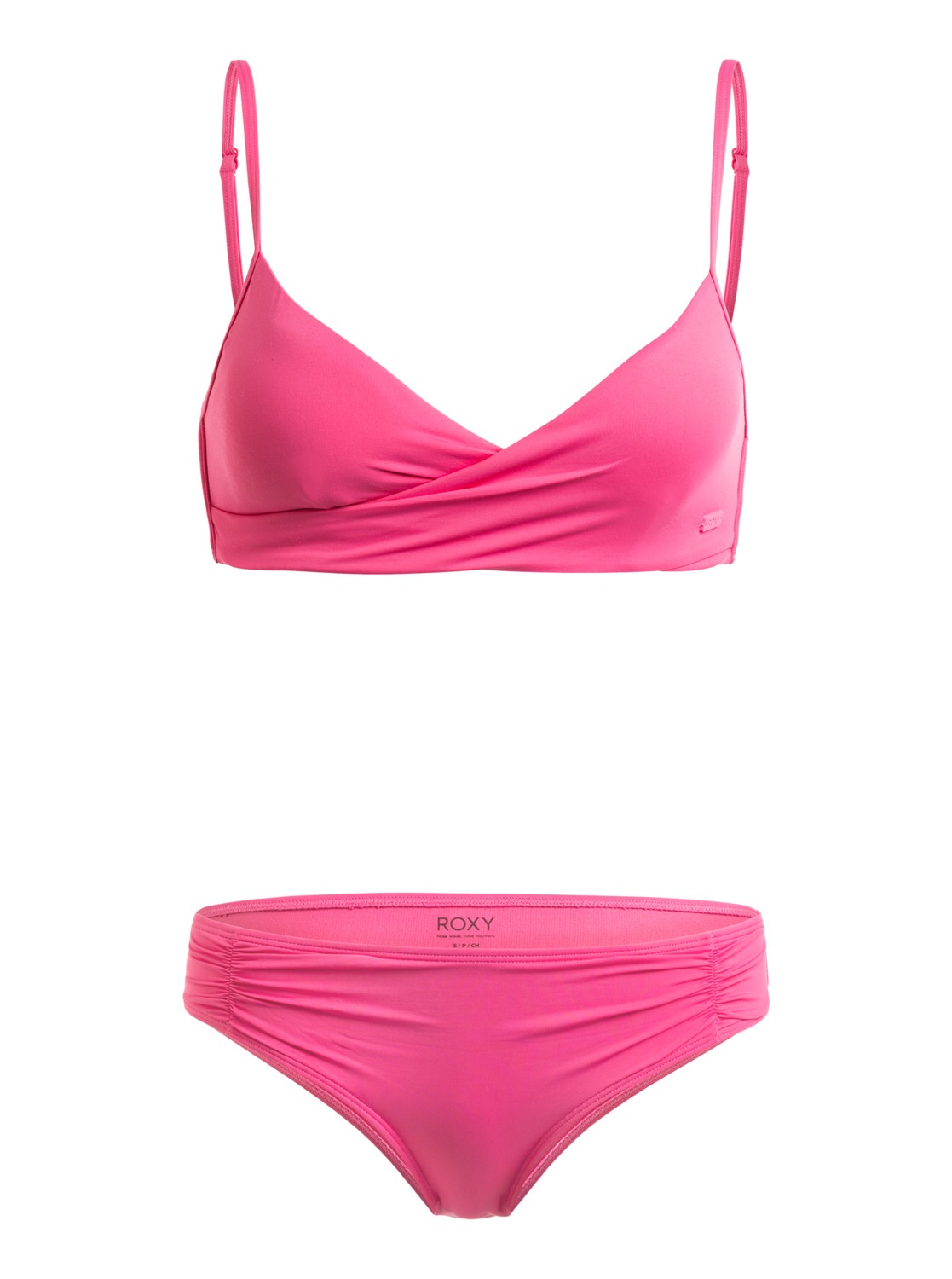 Roxy Damen Triangel-Bikini »Beach Classics« in rosa, Größe Cup B