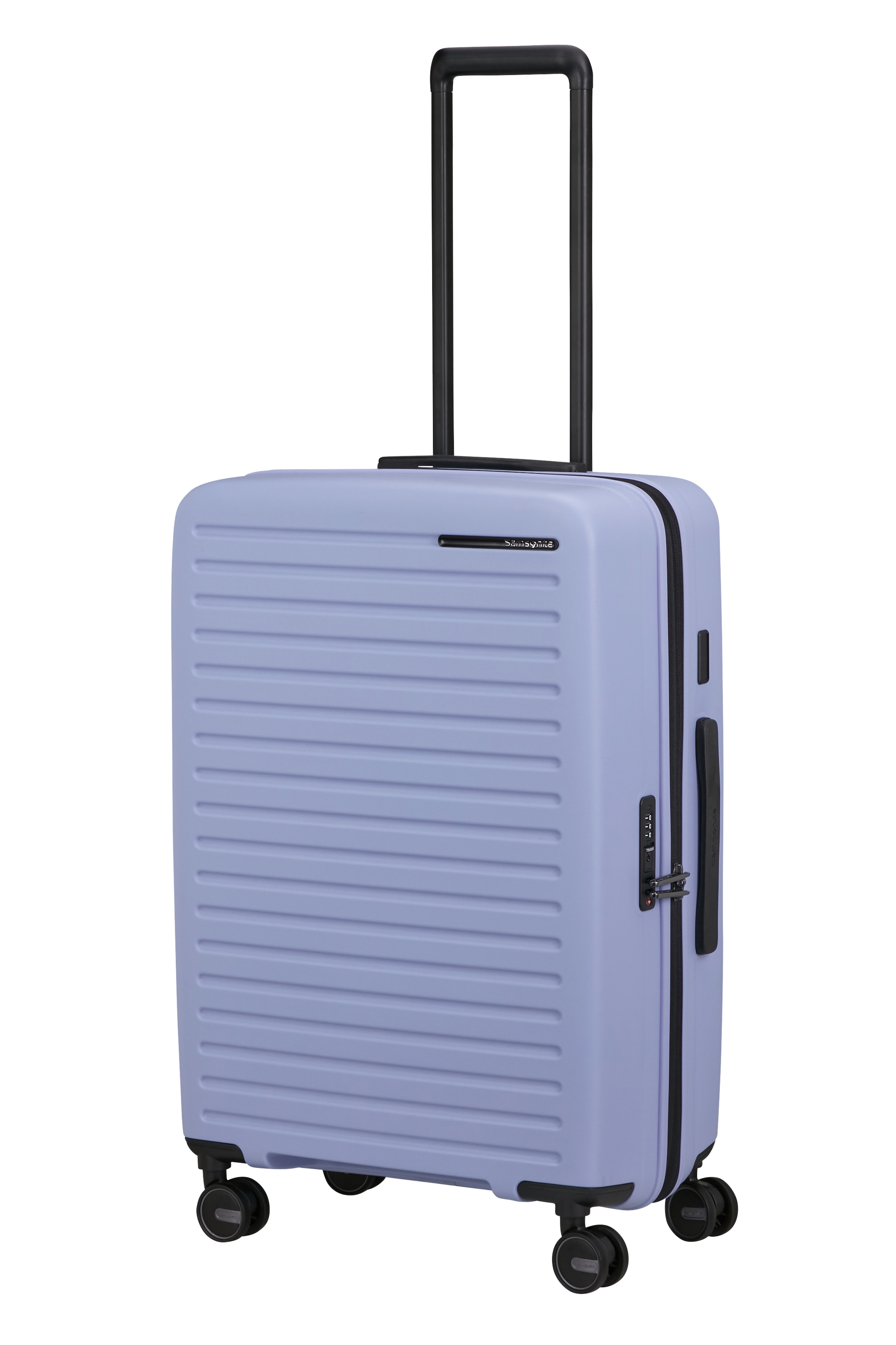 Samsonite Hartschalen-Trolley »RESTACKD« 71 l 4 Rollen mit fester Trennwand und verstellbaren Packgurten