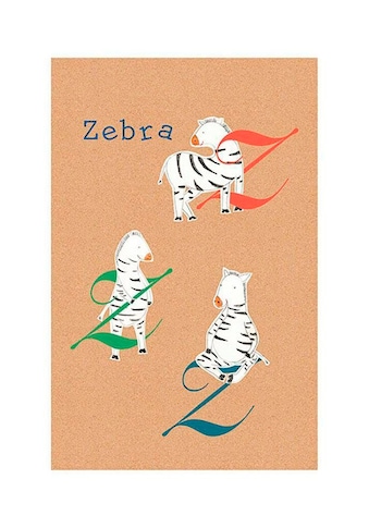 Poster »ABC Animal Z«, Buchstaben, (1 St.)