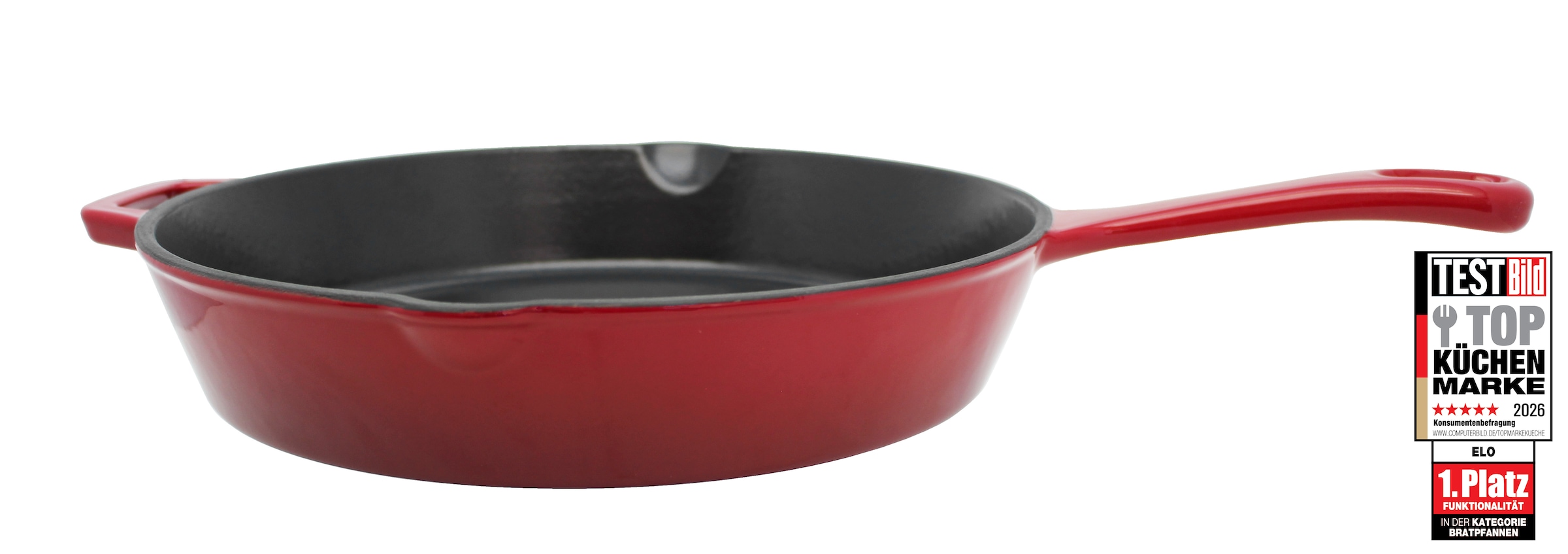 Elo Schmorpfanne »Gusseisen Schmorpfanne Ø 28 cm« Gusseisen 1 tlg. Außen emailliert