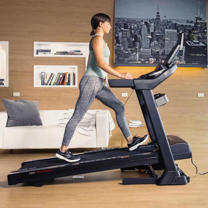 SOLE Fitness Laufband »Sole Fitness Laufband F63 – 3 PS Dauerleistung, 20 km/h, klappbar« Cushion Flex Whisper Deck – bis zu 40 % weniger Gelenkbelastung
