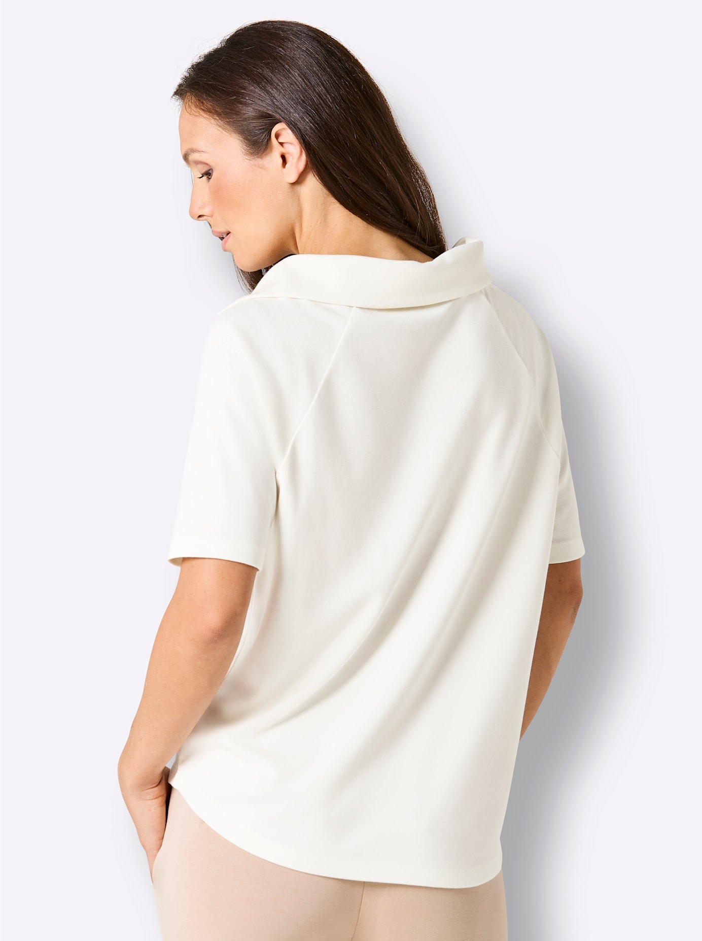 CREATION L PREMIUM Kurzarmshirt »Modal-Shirt« 1 tlg.