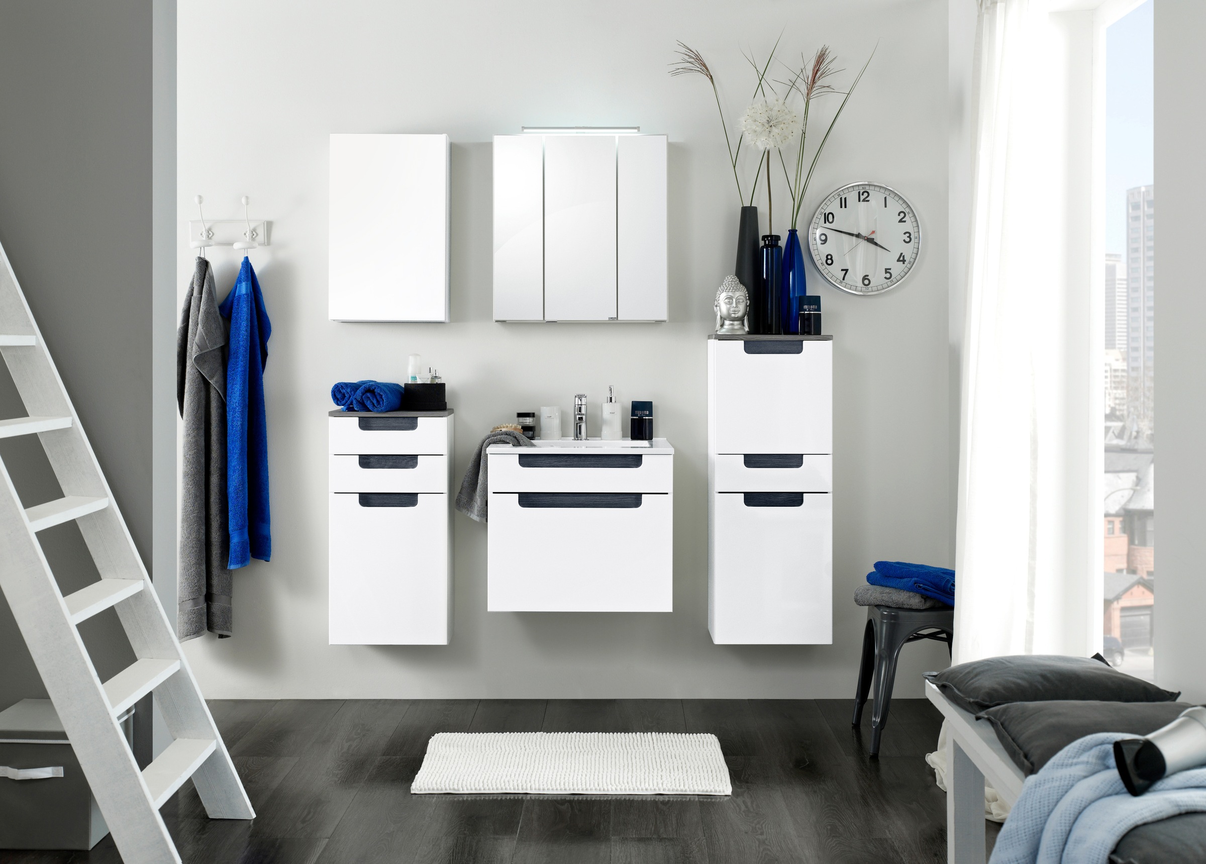 welltime Waschbeckenunterschrank »Siena«, Badmöbel, Breite 60 cm