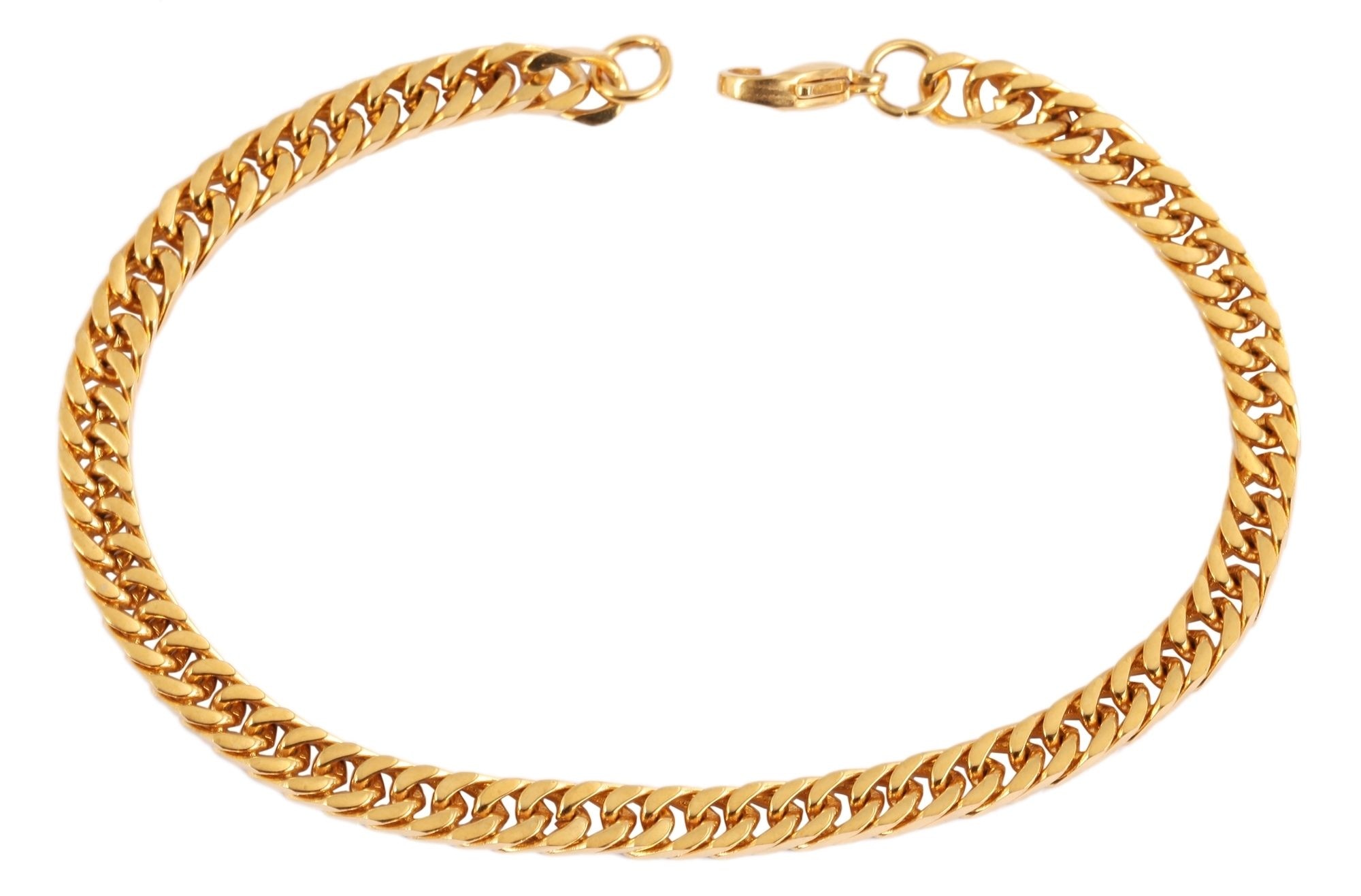 Adelia´s Panzerarmband »Unisex Armband ¿ Panzerarmband aus Edelstahl 21 cm«