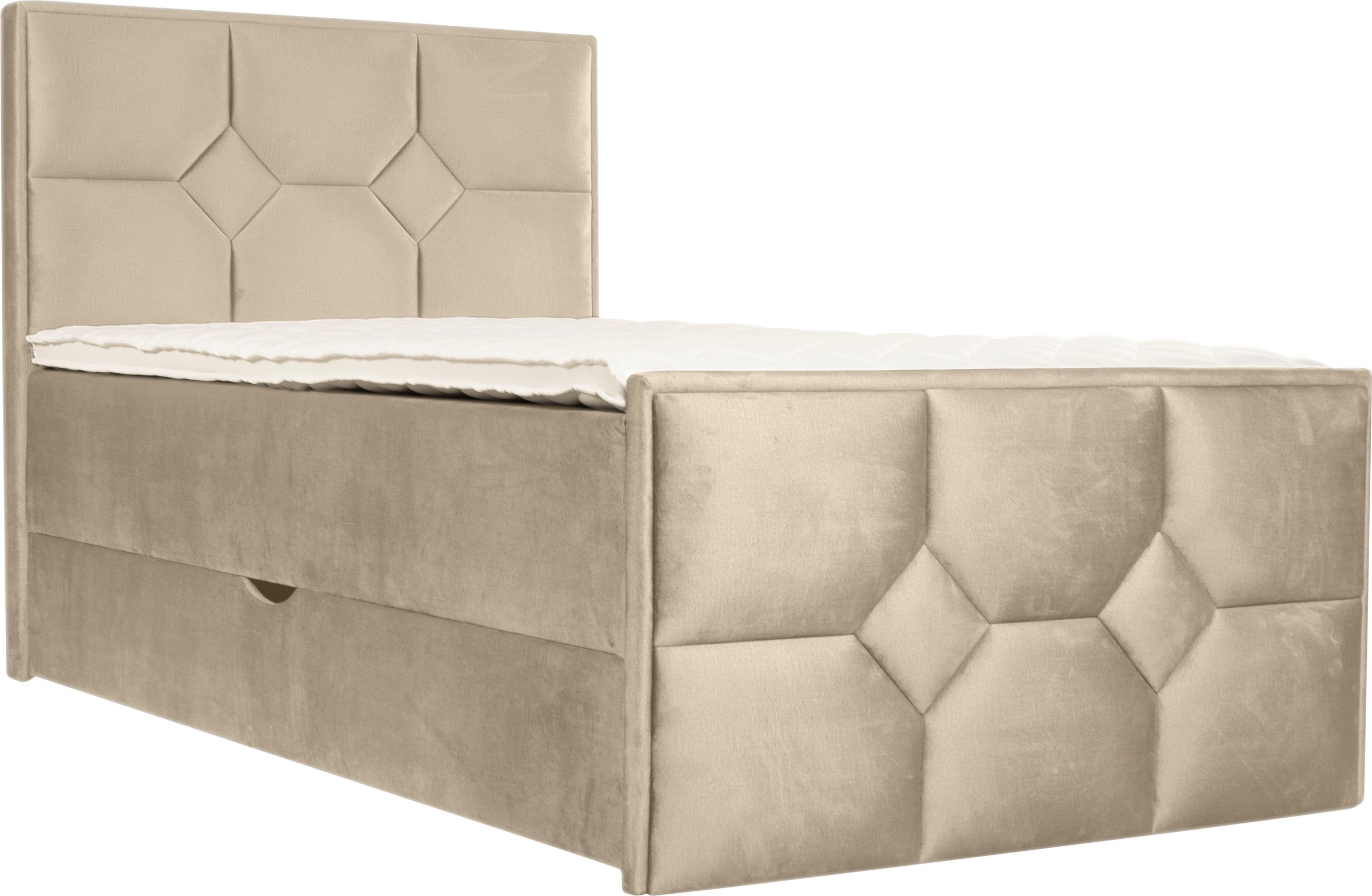 Leonique Boxspringbett »Ambre«, mit Taschen-Federkernmatratze
