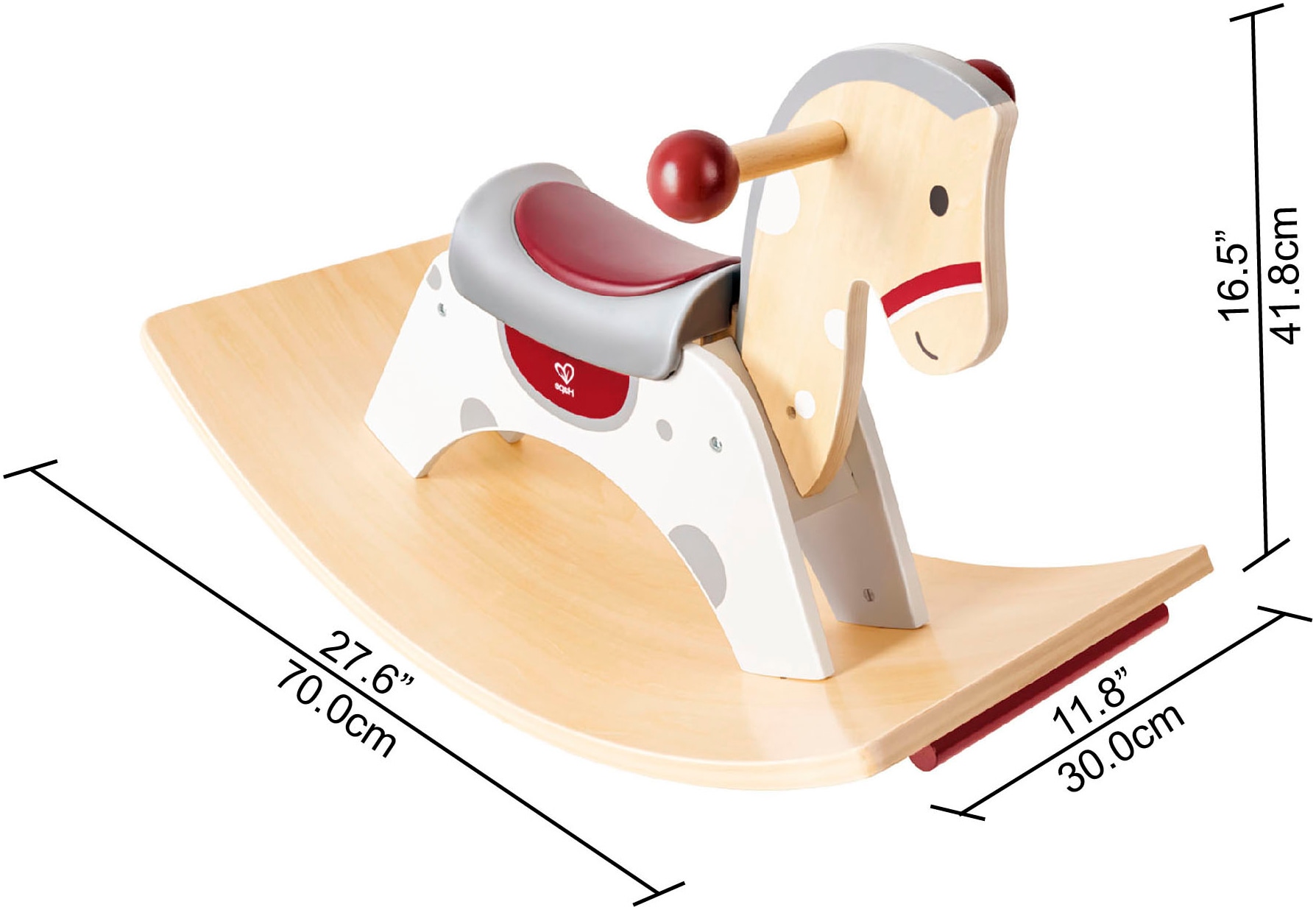 Hape Schaukelpferd »2in1-Schaukelpferd und Balance-Board«