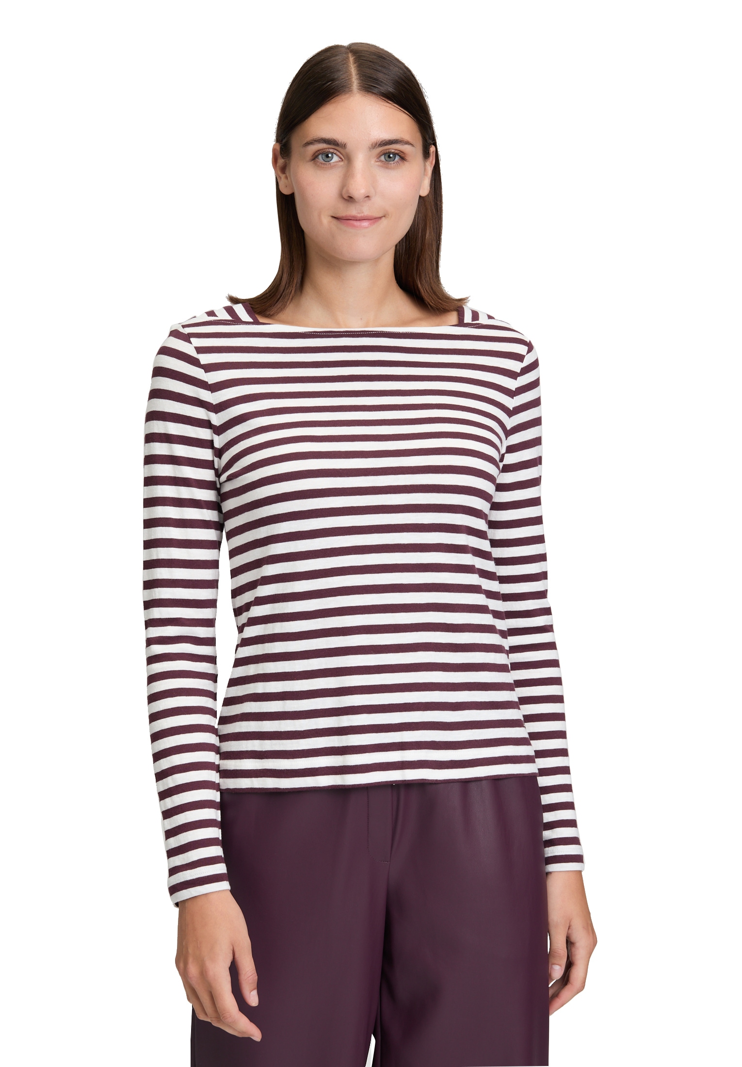 Betty&Co Langarmshirt »Ringelshirt mit U-Boot-Ausschnitt«
