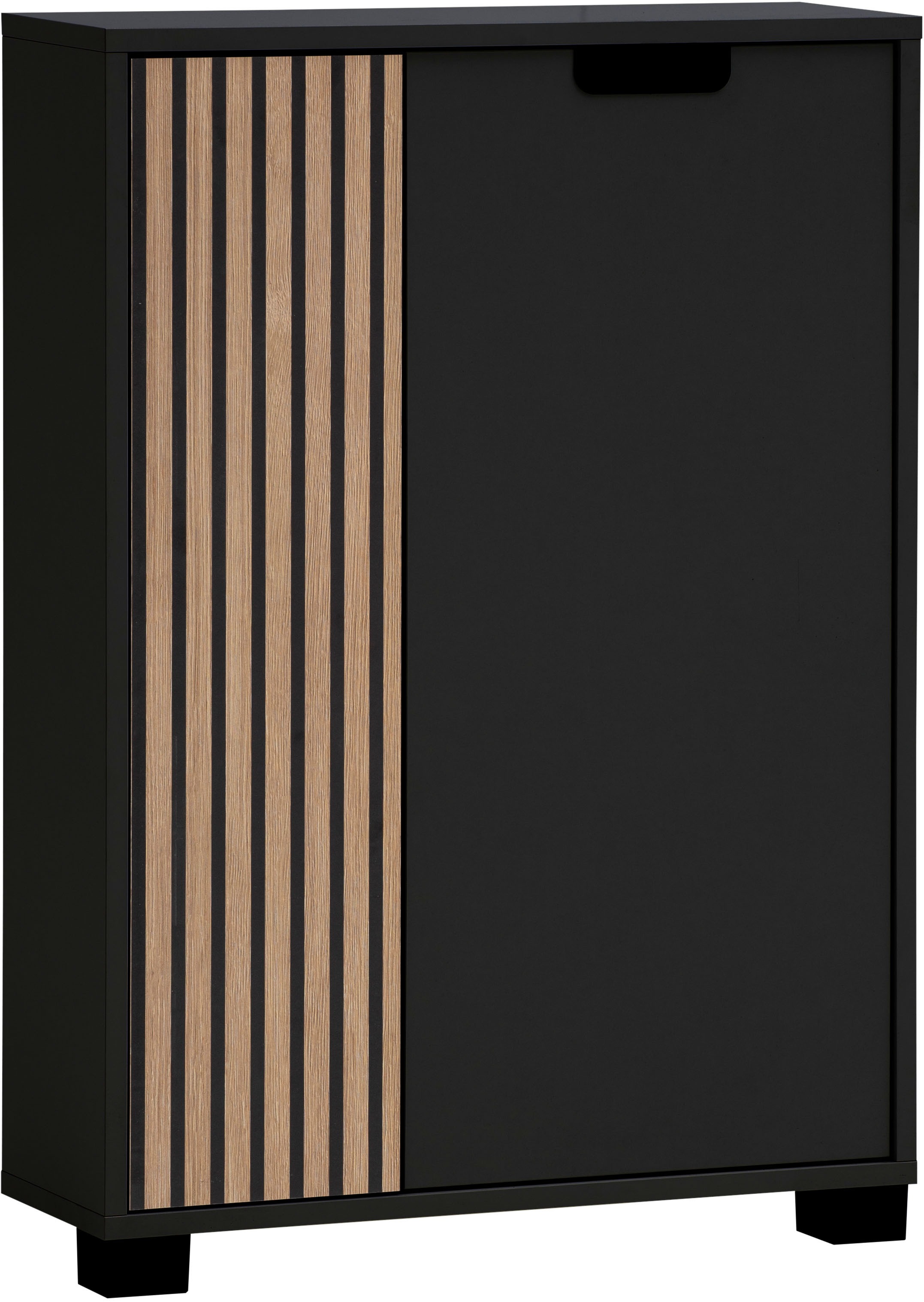 SCHILDMEYER Meuble bas, Ryker (noir mat)