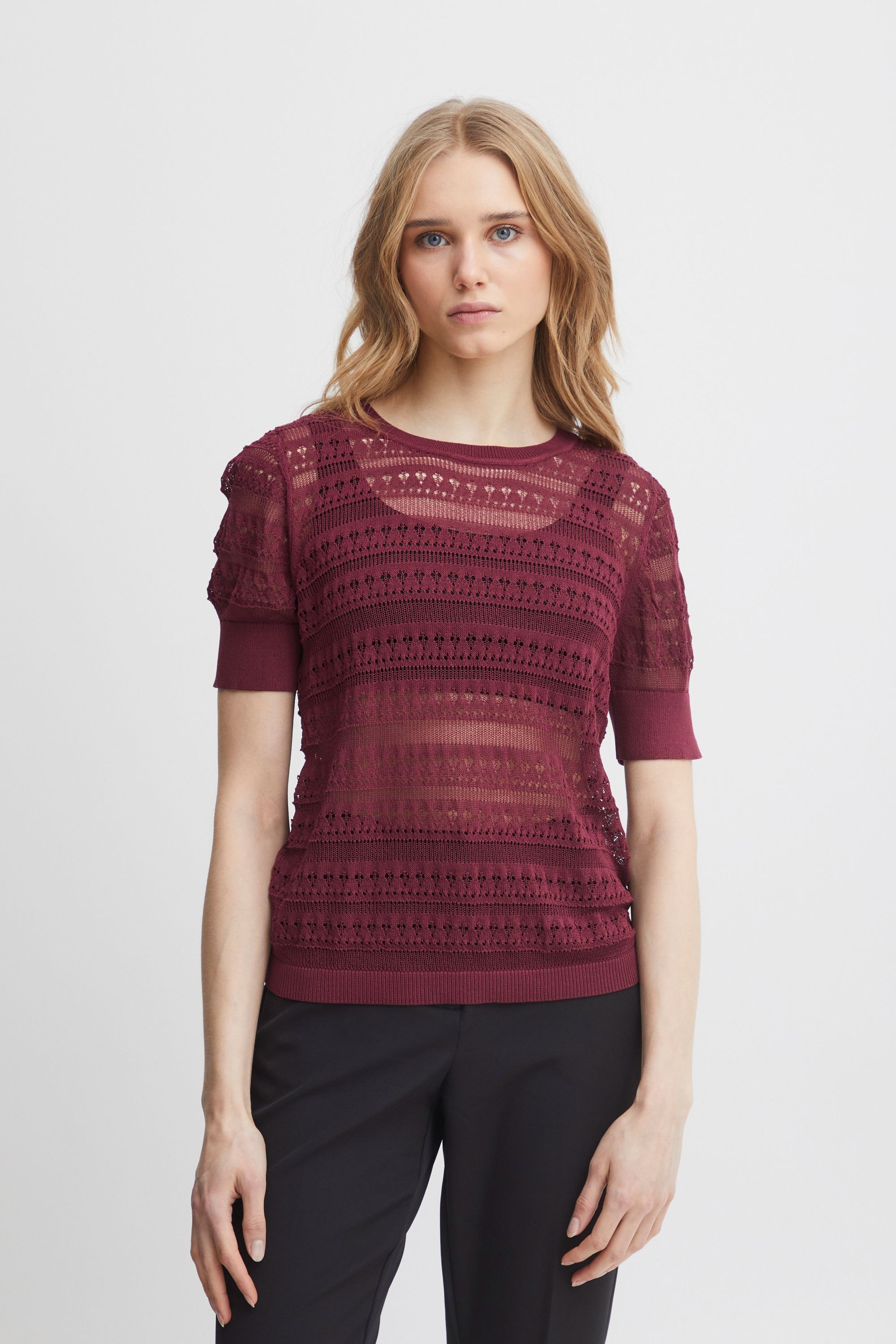 Ichi Strickfleece-Pullover »Strickpullover IHMarinda«