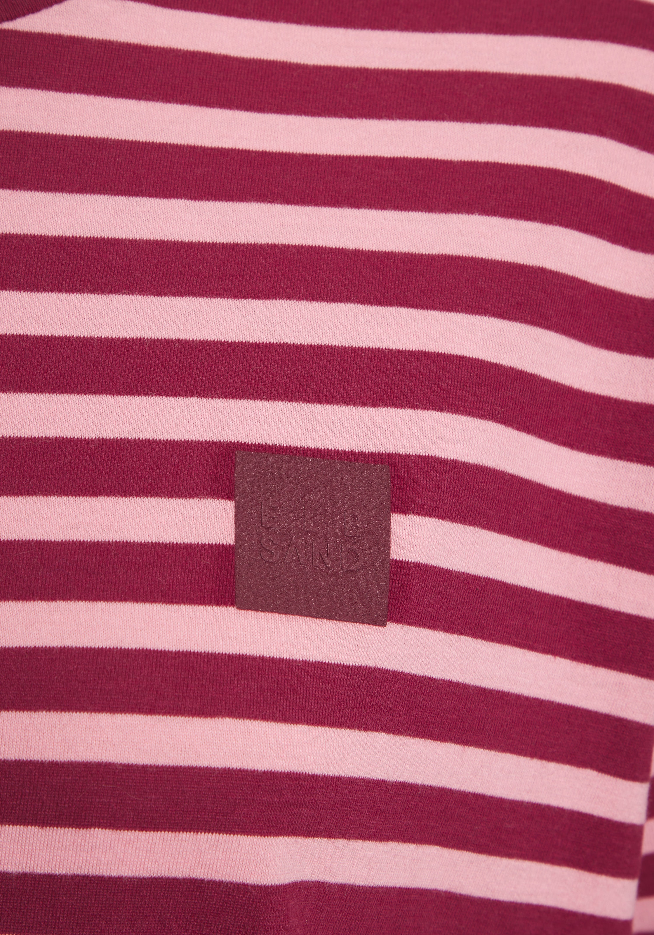 Elbsand T-Shirt, mit halblangen Ärmeln uns Streifenoptik
