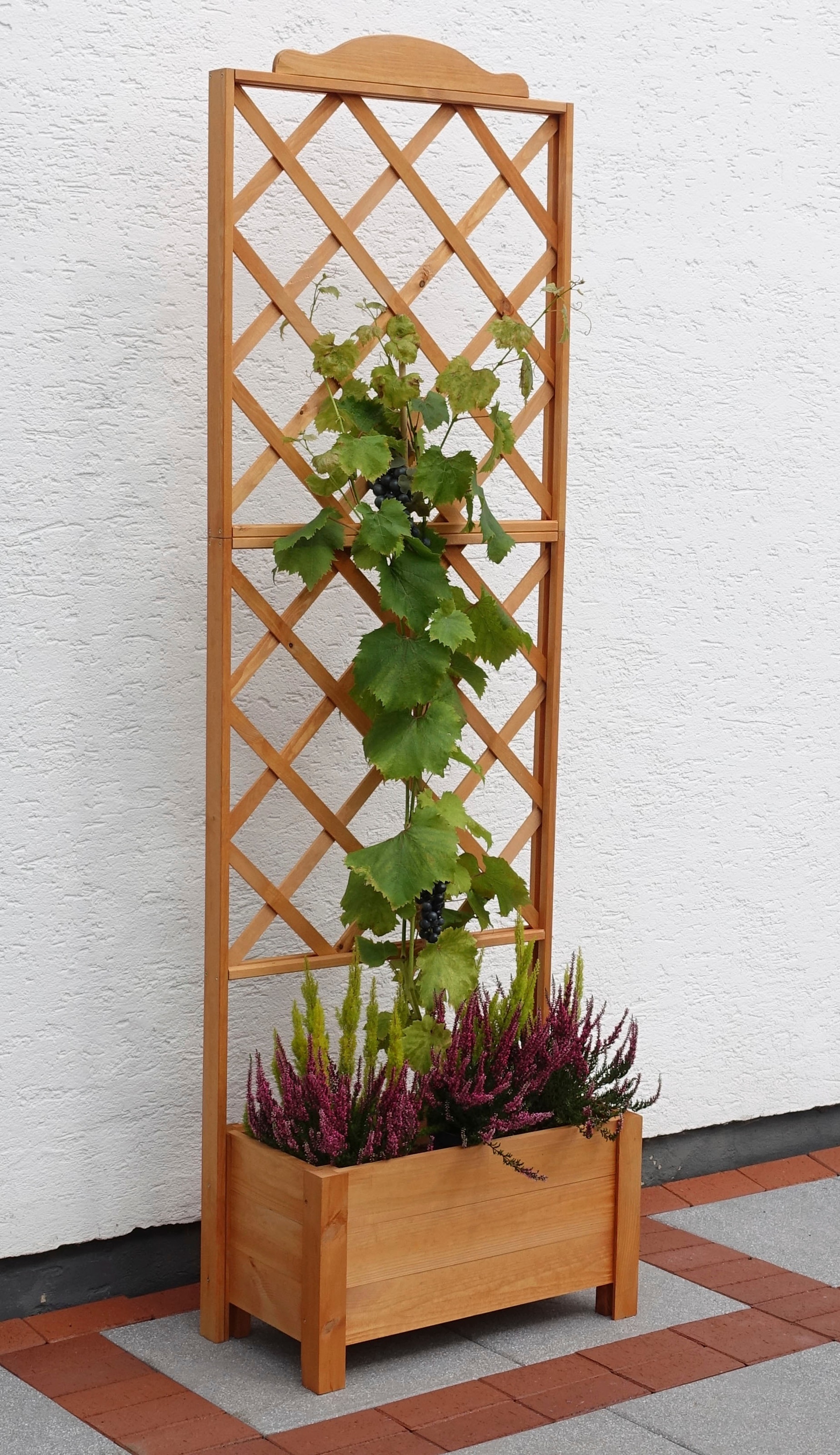 promadino Spalier mit Pflanzkasten, BxTxH: 69x32x210 cm