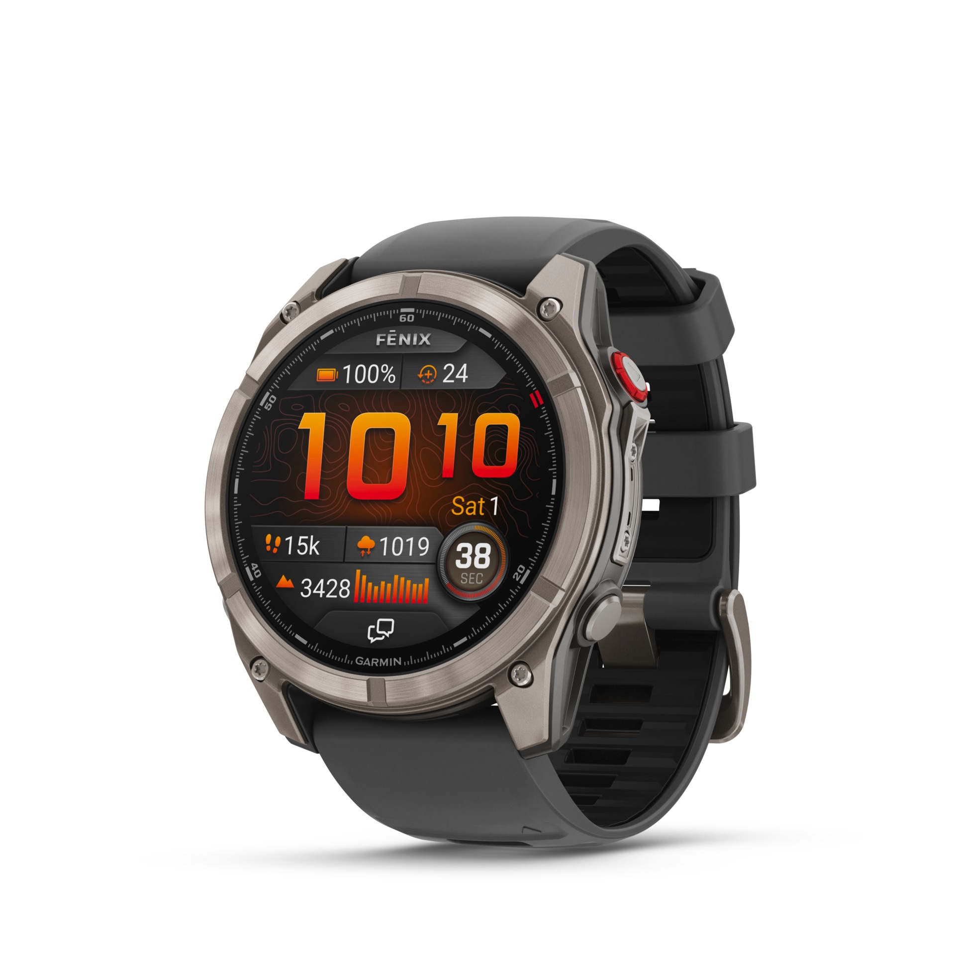 Garmin Smartwatch »FENIX 8 Pro - 51 mm smarte Premium Multisport GPS-Uhr« (3,556 cm / 1,4 ′′)
