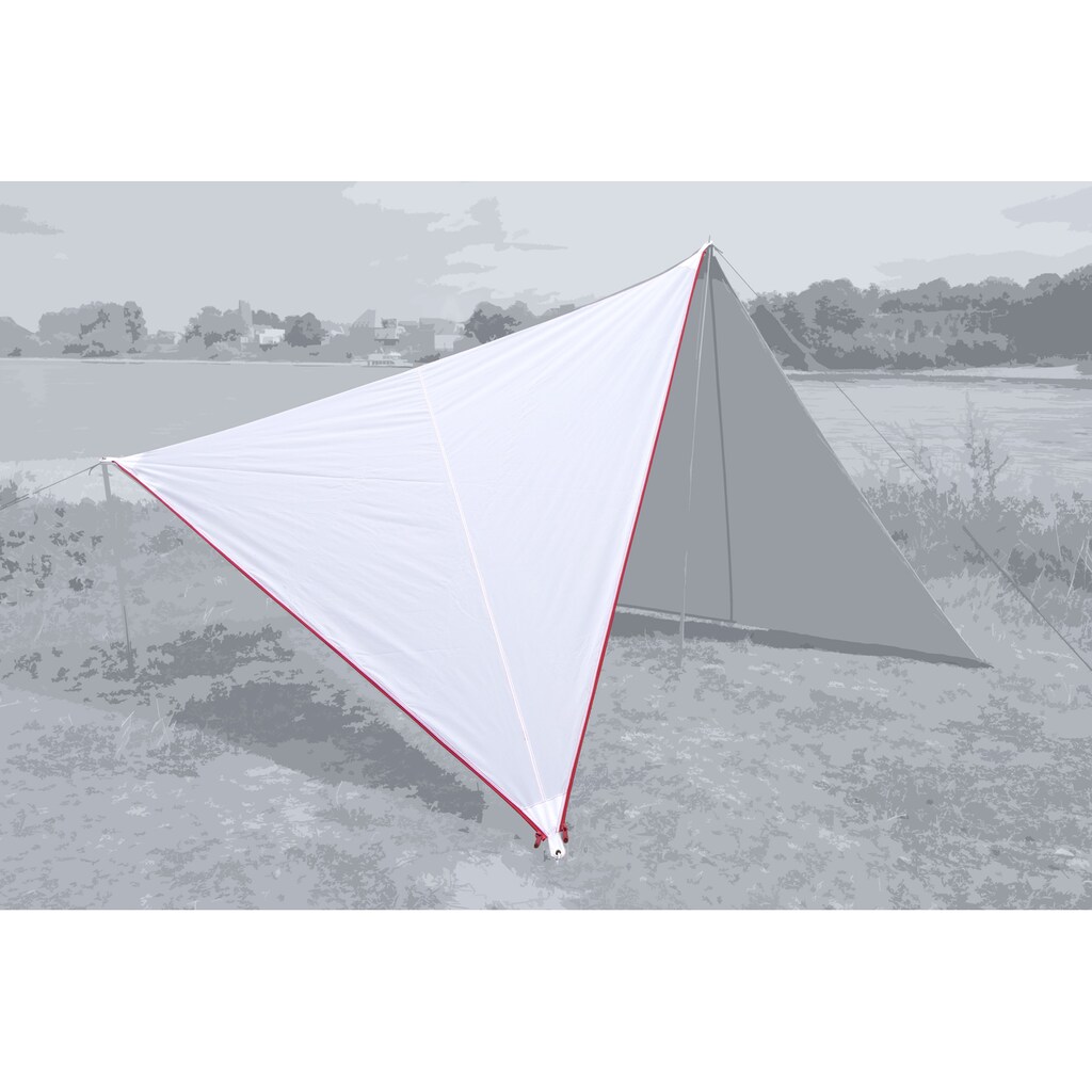 BENT Tarp-Zelt »Canvas Plain Sonnensegel Set«, (mit Transporttasche)