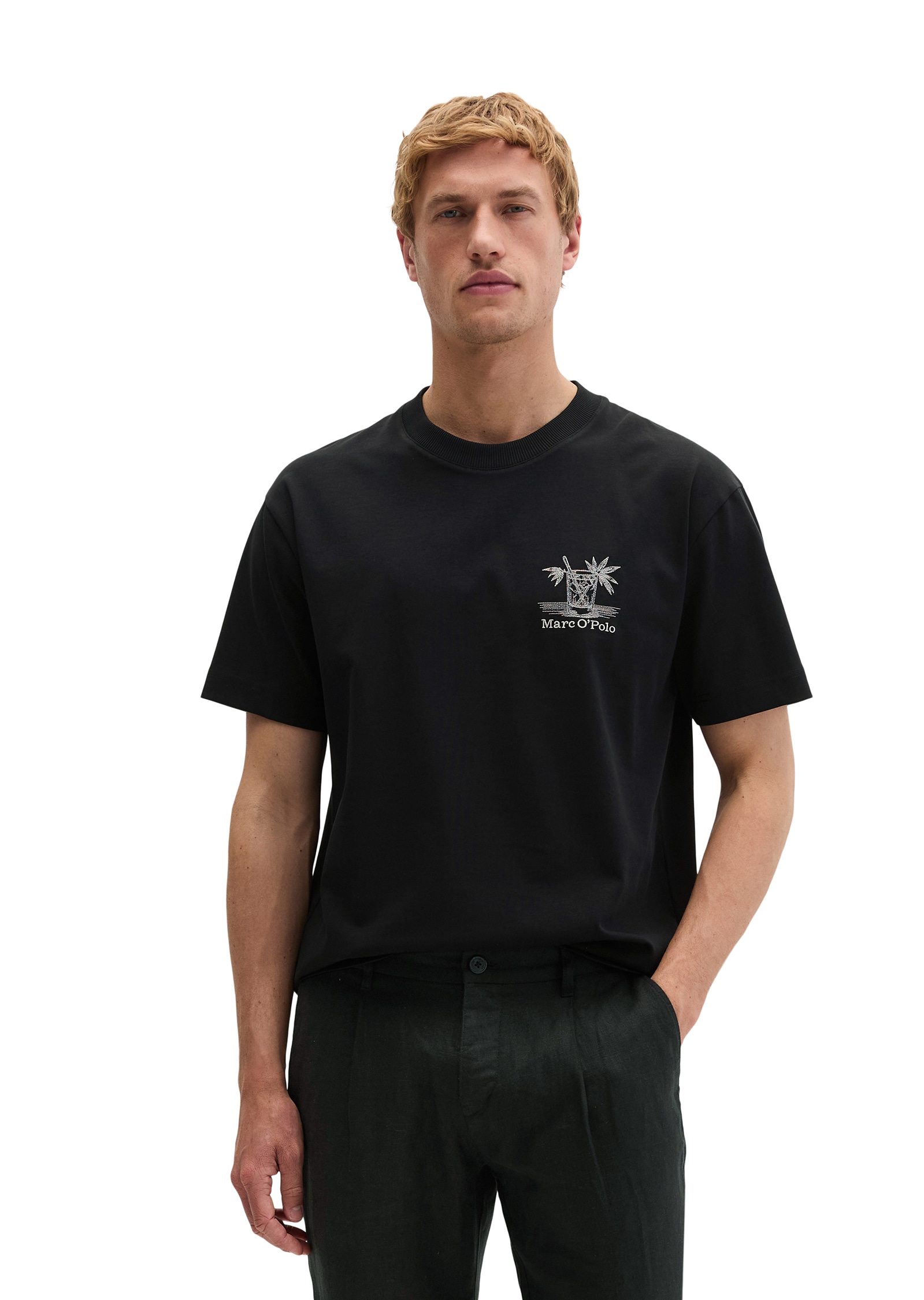Marc O'Polo T-Shirt loose aus Bio-Baumwolle