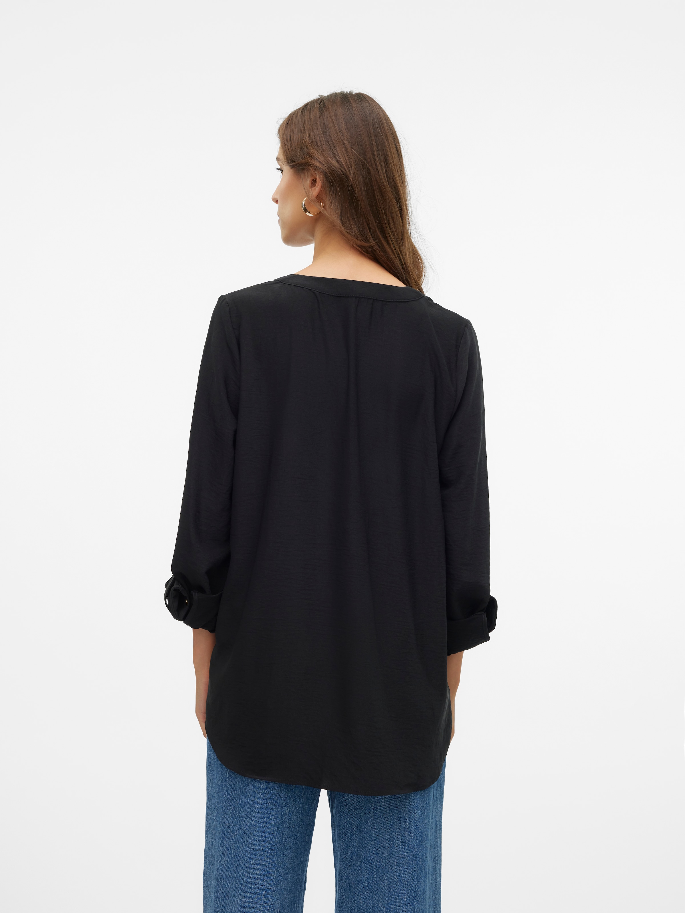 Vero Moda Blusenshirt »VMANI LS TOP WVN GA NOOS«