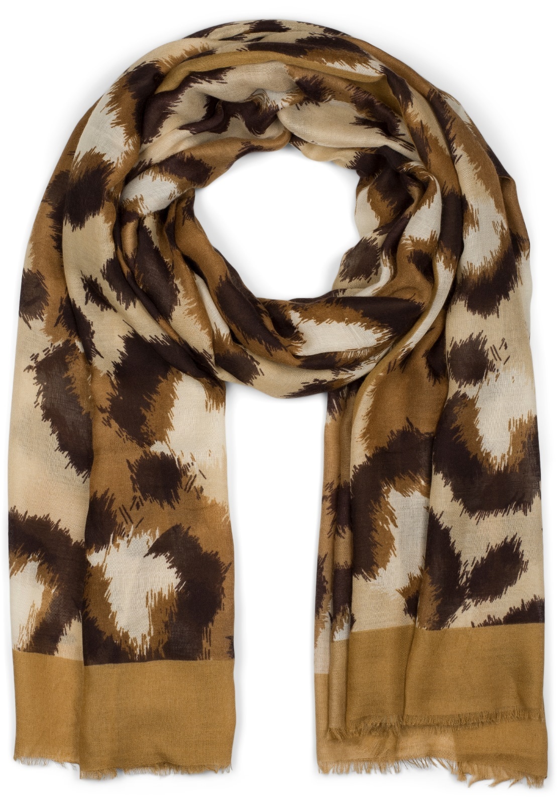 styleBREAKER Schal »Schal mit Oversize Leoparden Print« 1 Stk.