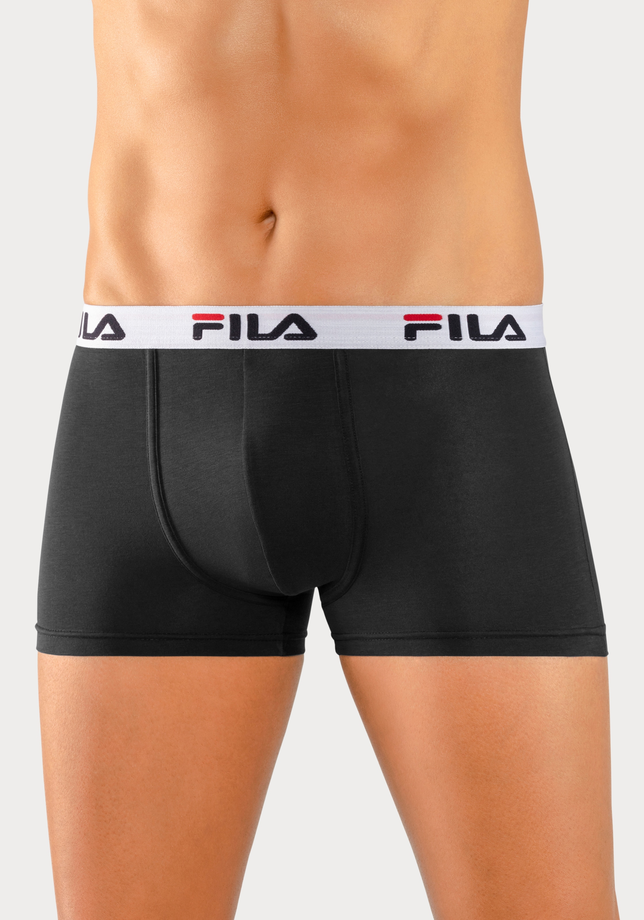 Fila Boxer, (3er Pack), mit elastischem Logobund