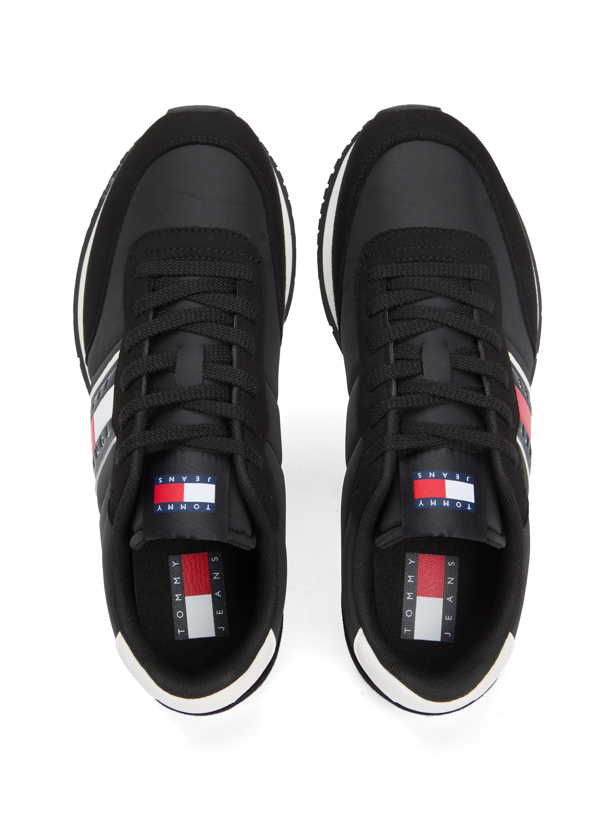 Tommy Jeans Sneaker »TJM  CLASSIC RUNNER«  Freizeitschuh, Halbschuh, Schnürer mit Kontrastbesätzen