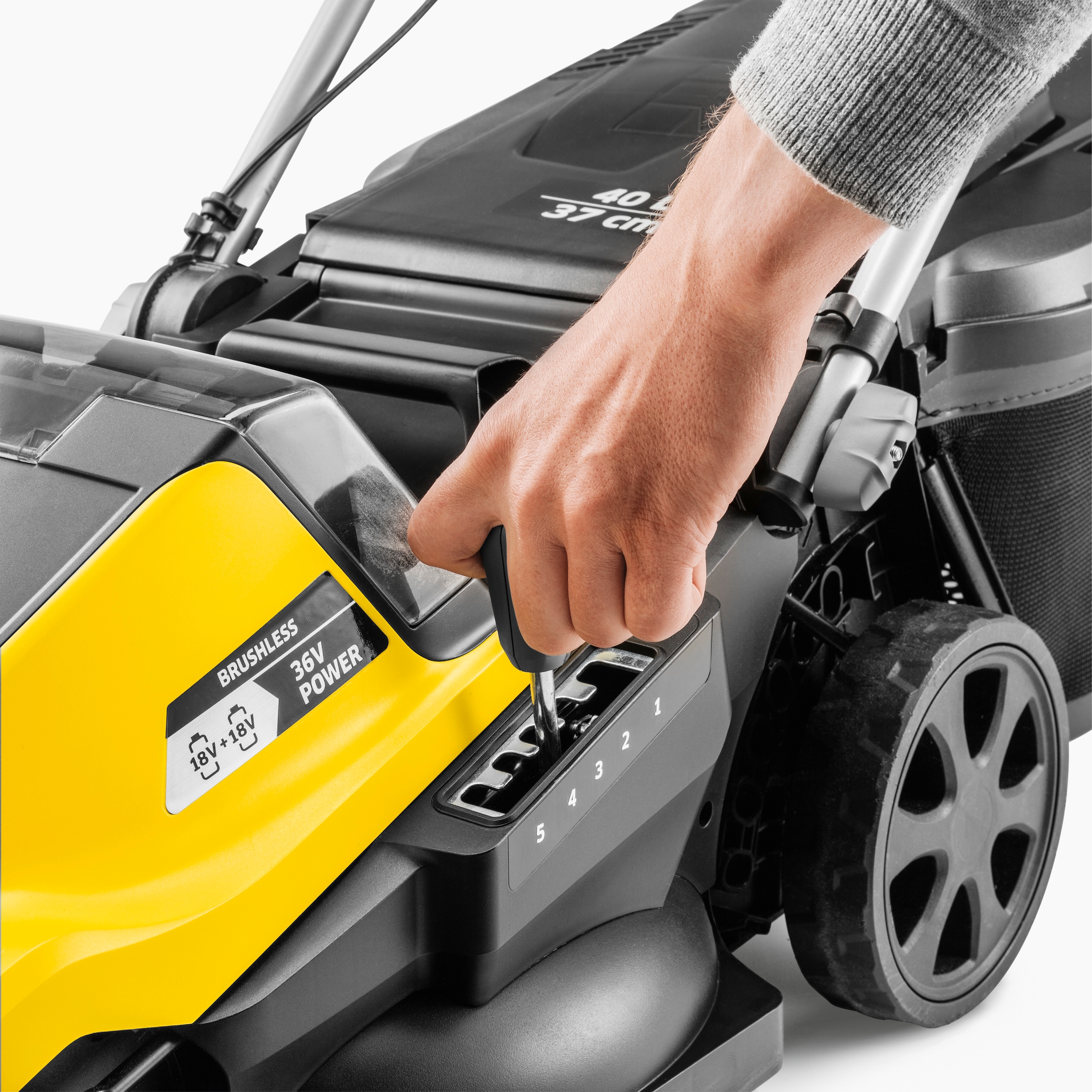 KÄRCHER Akkurasenmäher »LMO 4-18 Dual Battery Set«, inkl. Akkus und Ladegerät