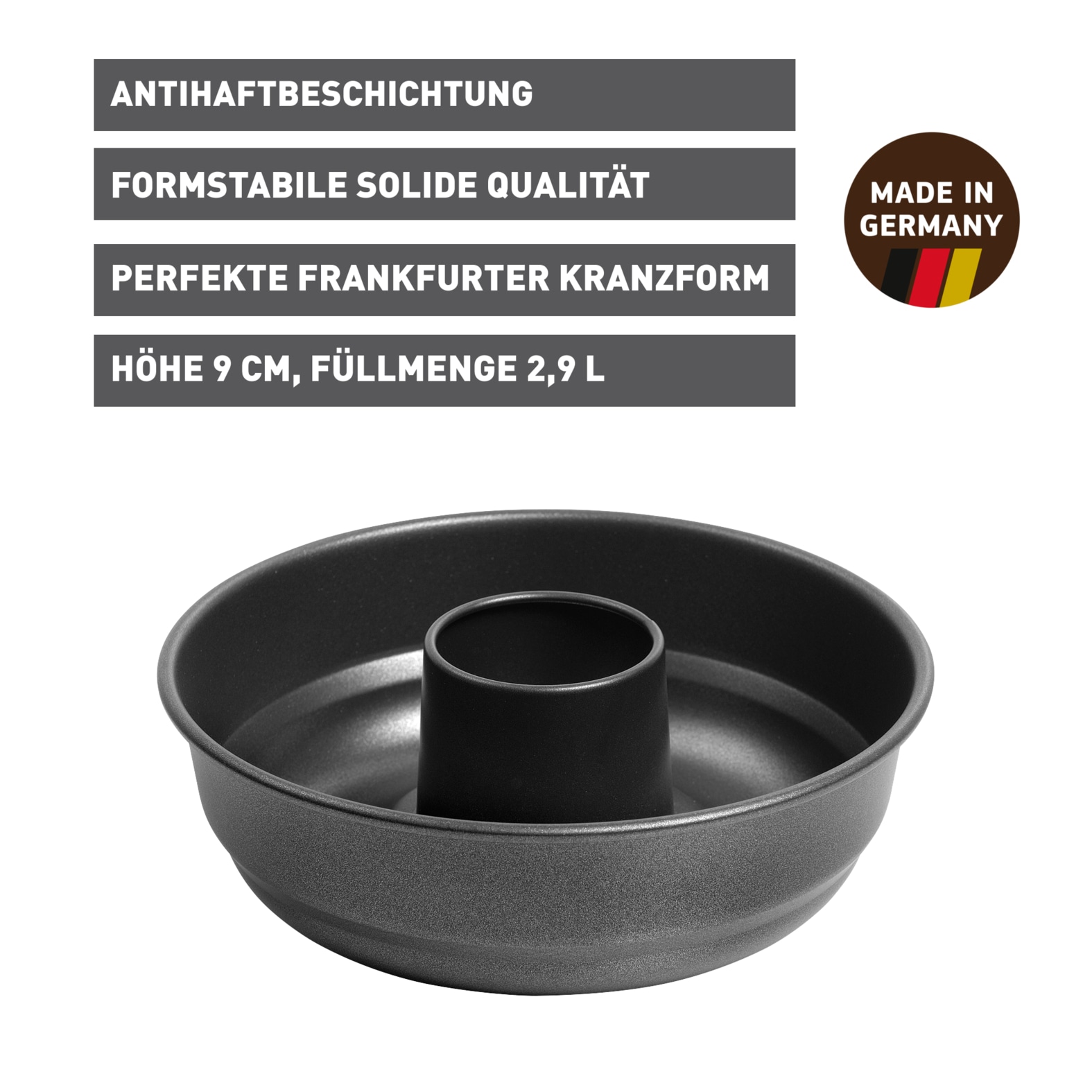 Kaiser Backformen Backform »Classic«, Frankfurter Kranzform, Made in Germany