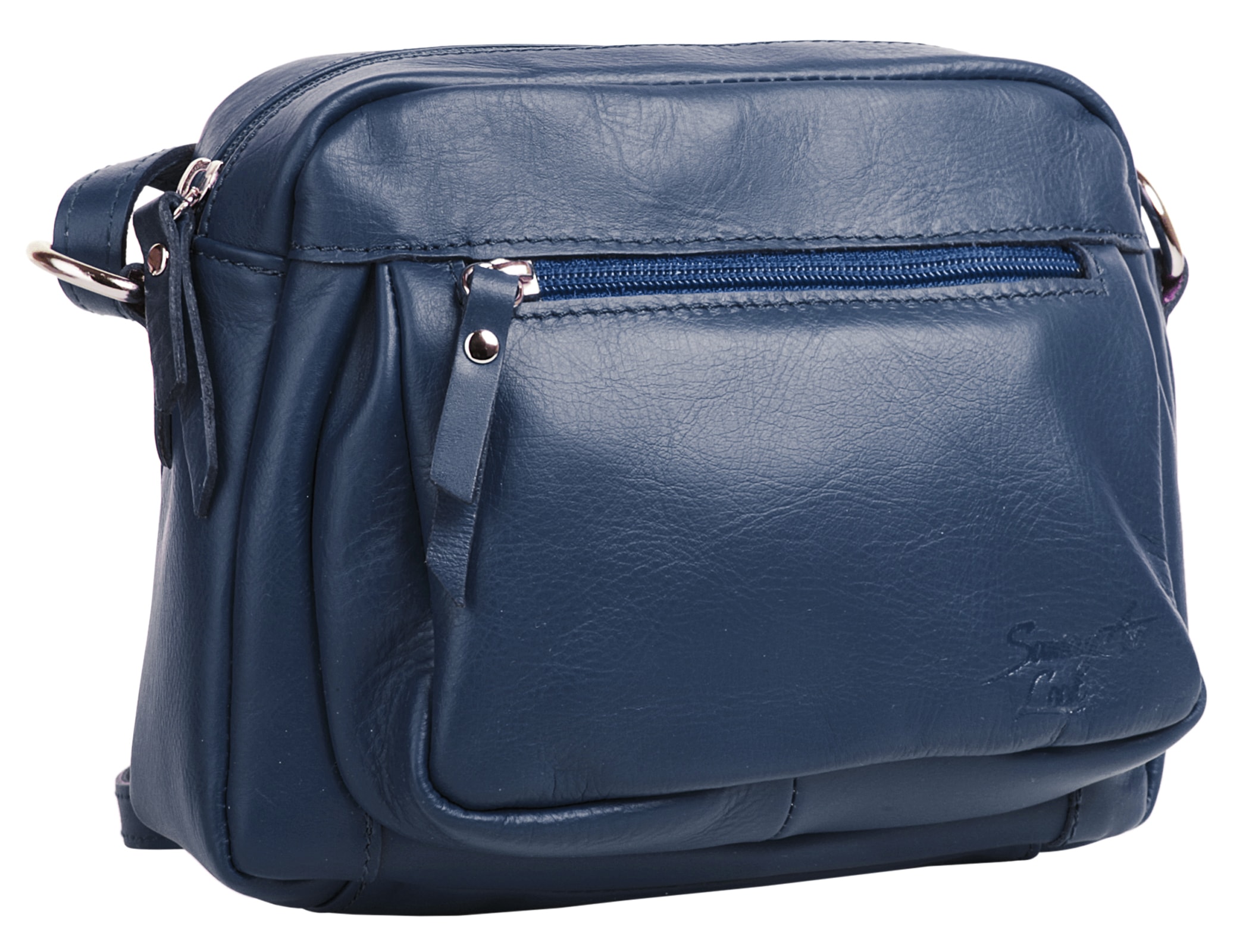 Samantha Look Umhängetasche »SAMANTHA LOOK Damen echt Leder« echt Leder