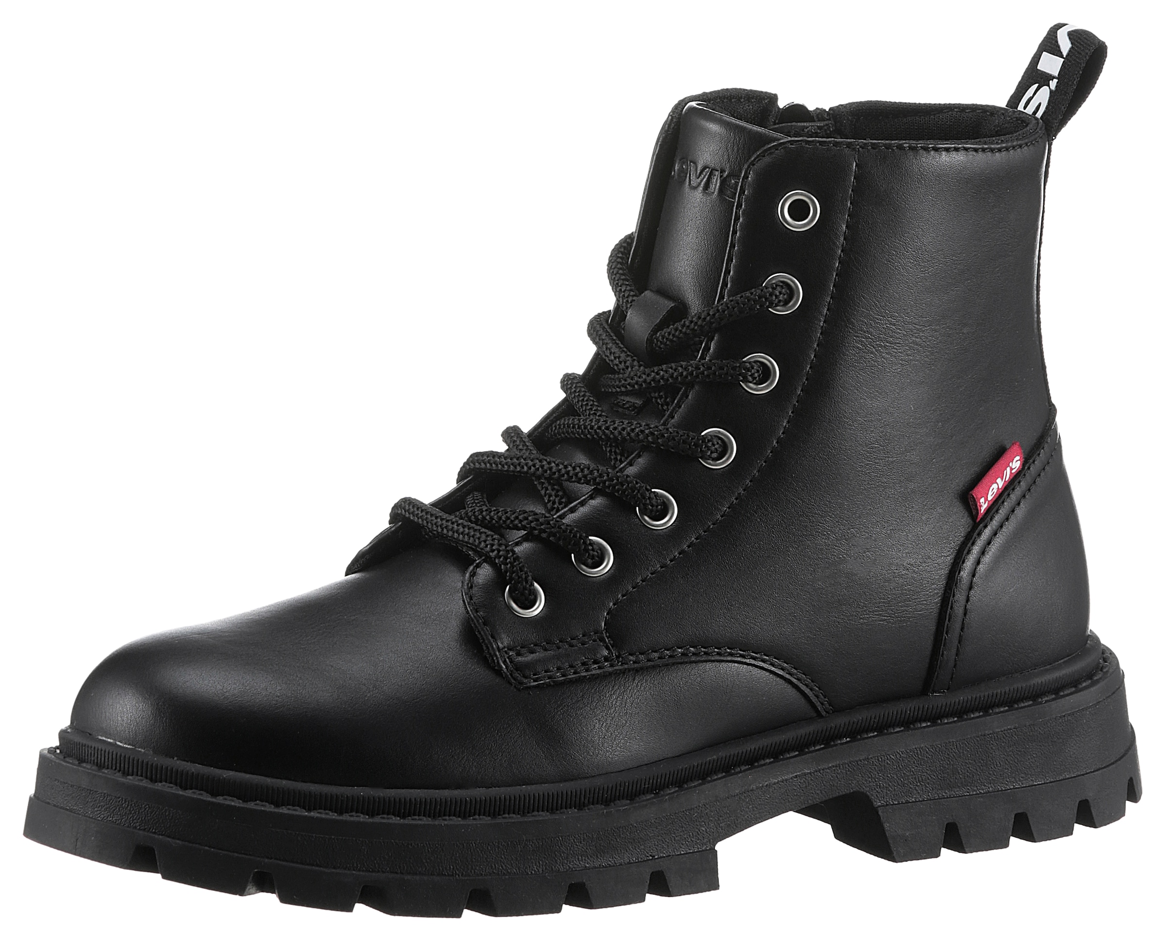 Levi's® Kids Schnürboots »LEVIS® PASADENA REFRESH«, Blockabsatz, Boots, Schnürstiefelette,...