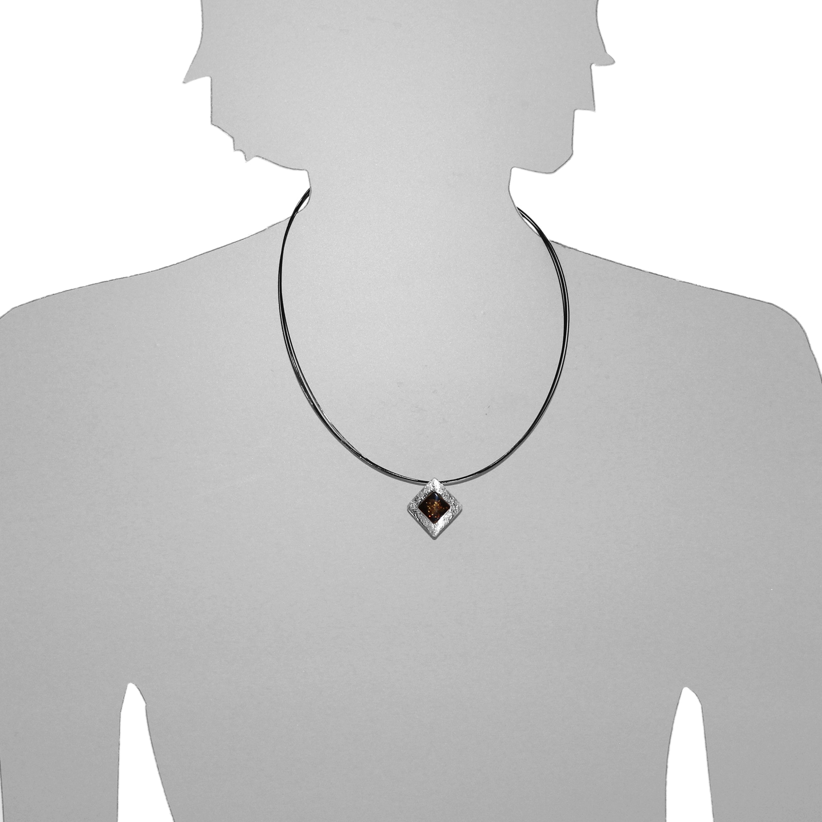 OSTSEE-SCHMUCK Kettenanhänger »- Gleiter-Alvina - Silber 925/000 - Bernstein«