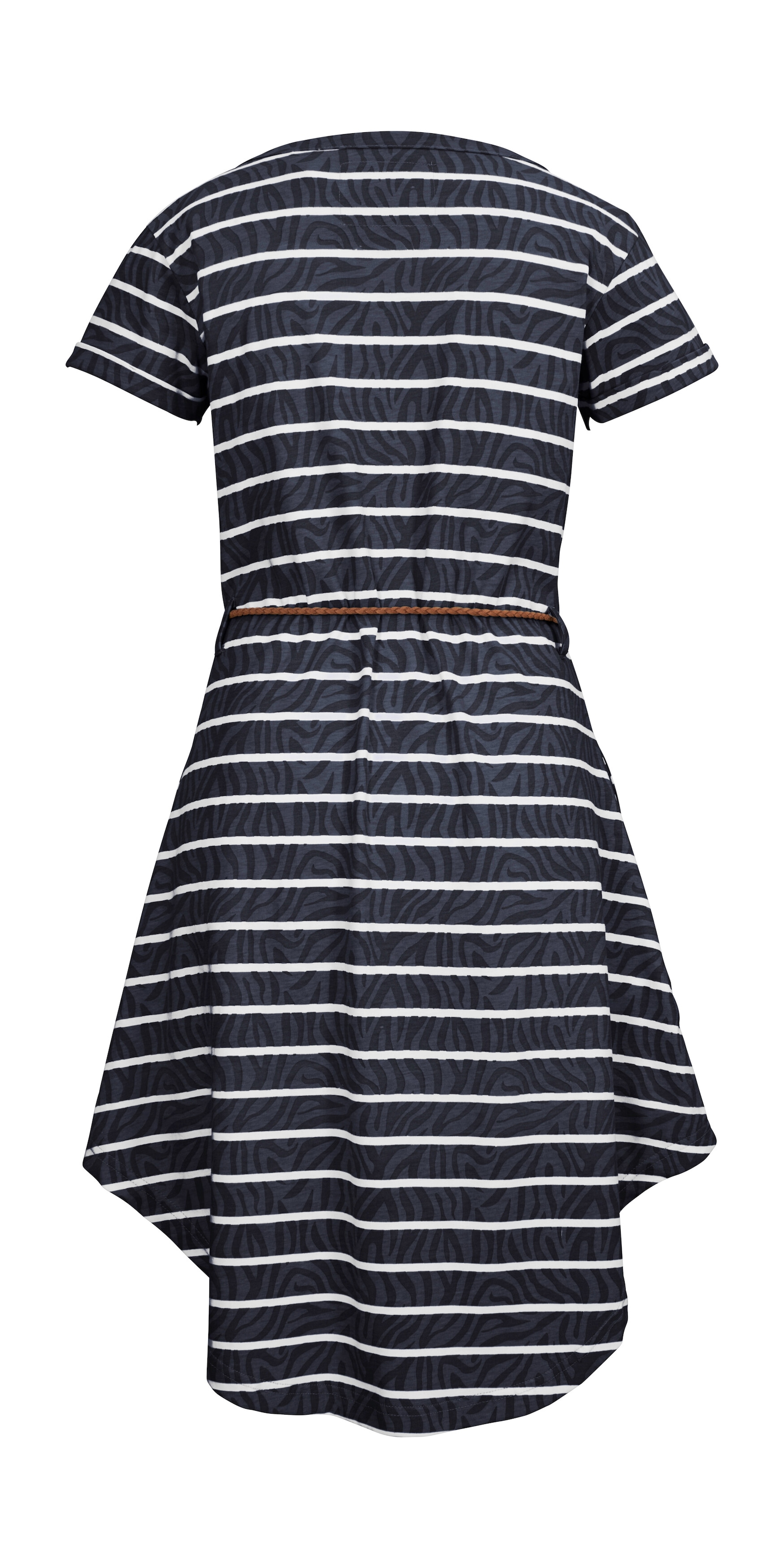 G.I.G.A. DX by killtec Sommerkleid »GS 31 WMN DRSS« Gestreiftes Baumwoll-Sommerkleid mit Bindegürtel, asymetrischer Saum