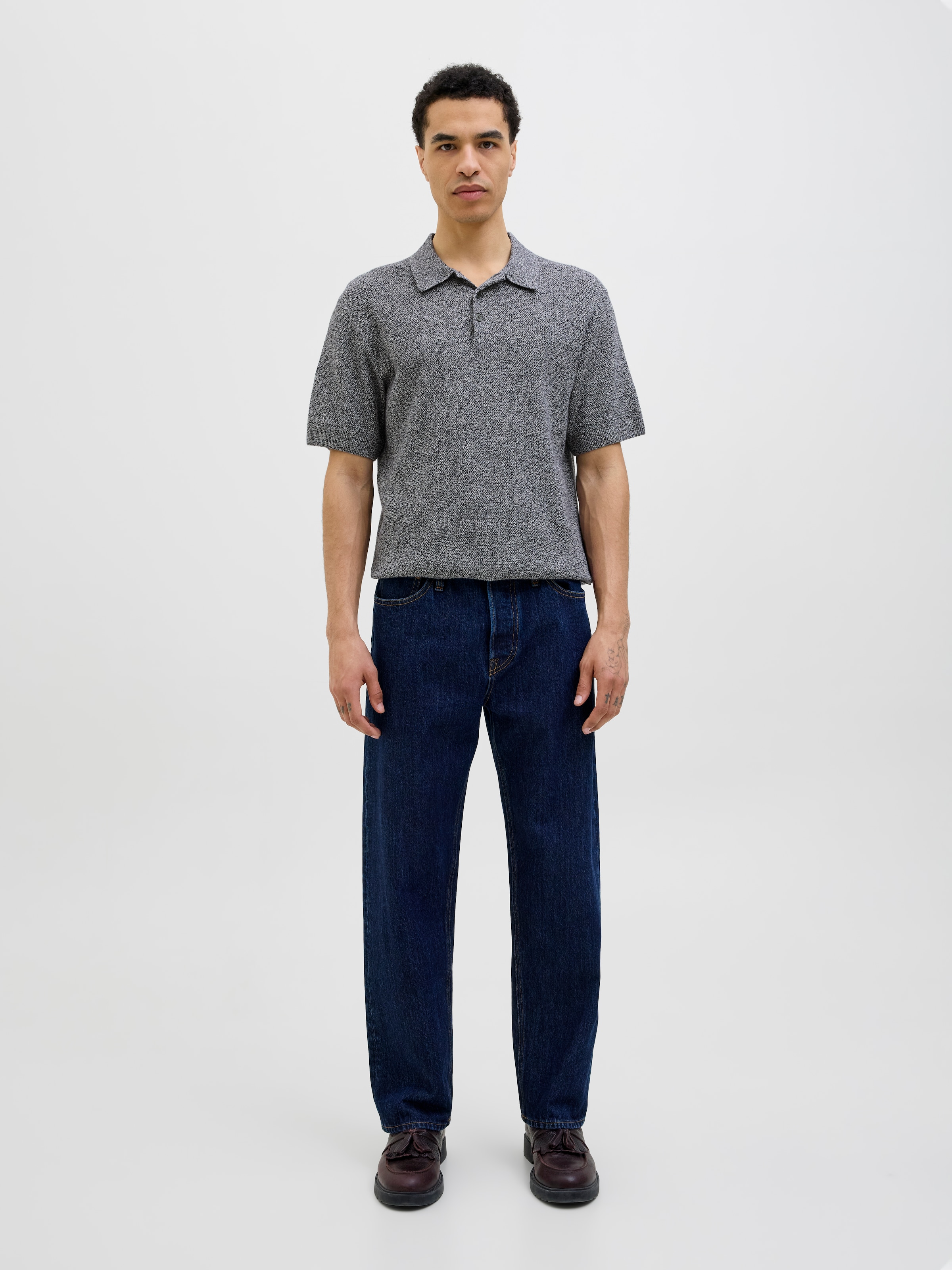 Jack & Jones Polokragenpullover »JPRCCCOOPER KNIT POLO SS SN«