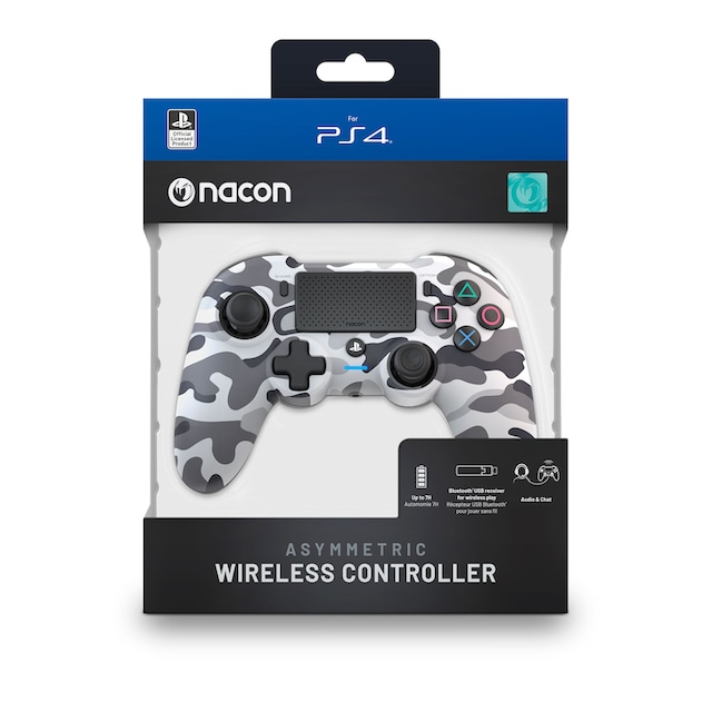 nacon Gaming-Controller »NA010107 PS4 Asymmetric Wireless Controller,  kabellos«, 3,5mm Headsetanschluss, Camo Grey jetzt online bei OTTO