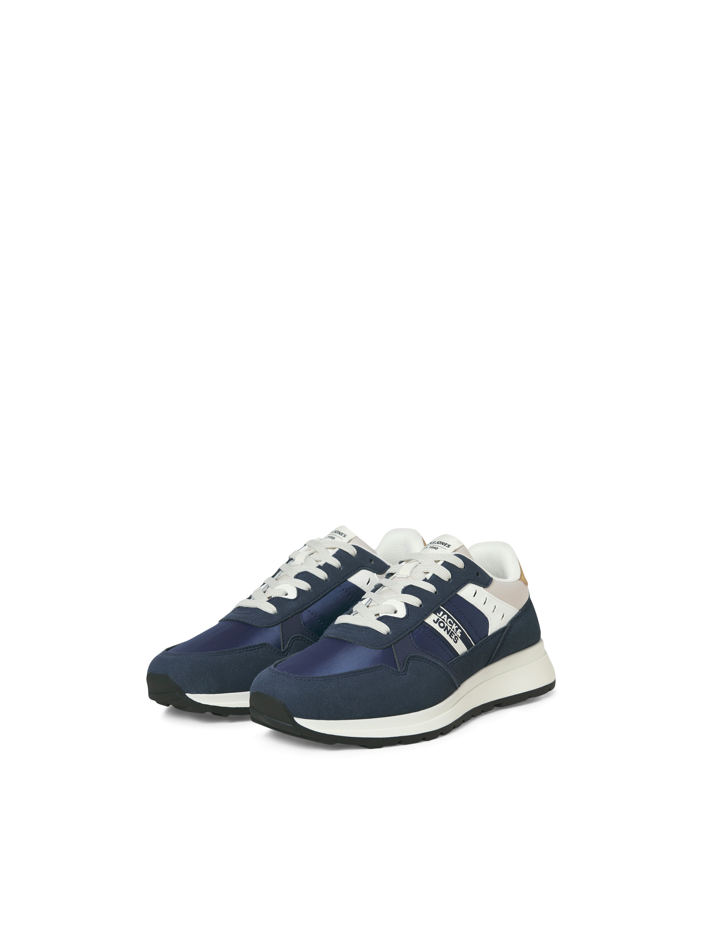 Jack & Jones Sneaker »JFWOSWALD«  Schnürschuh, Halbschuh, Freizeitsneaker mit Kontrastbesätze
