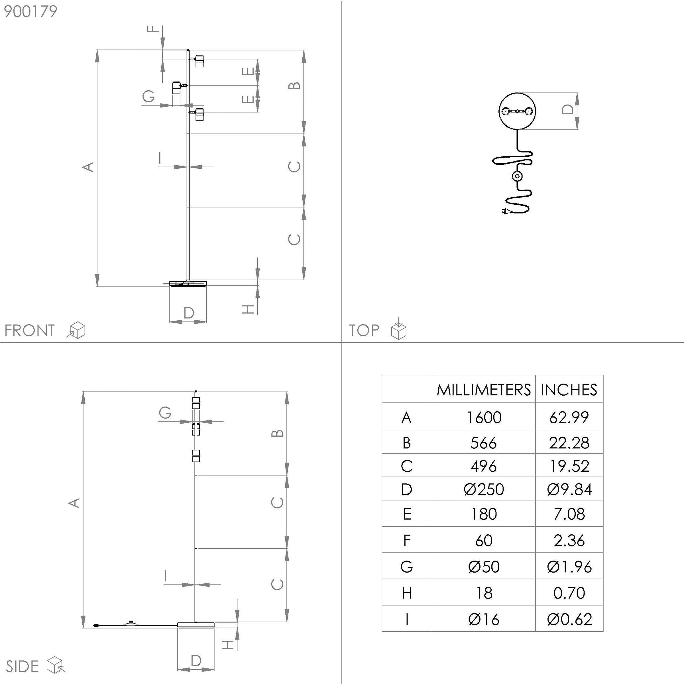 EGLO Stehlampe »LURONE«, Leuchtmittel E27 | Leuchtmittel wechselbar-ohne Leuchtmittel, Stehleuchte in schwarz und messing aus Stahl - exkl. E27 - 3X10W