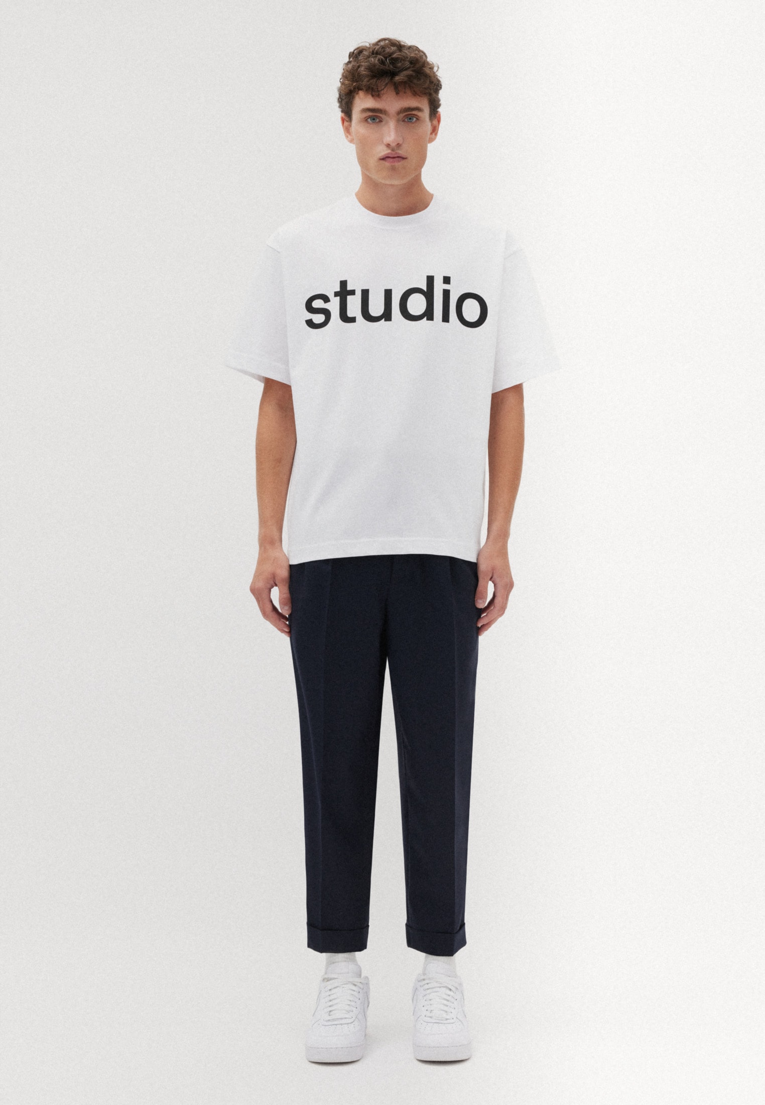 studio seidensticker T-Shirt »Studio«, Kurzarm Rundhals Uni