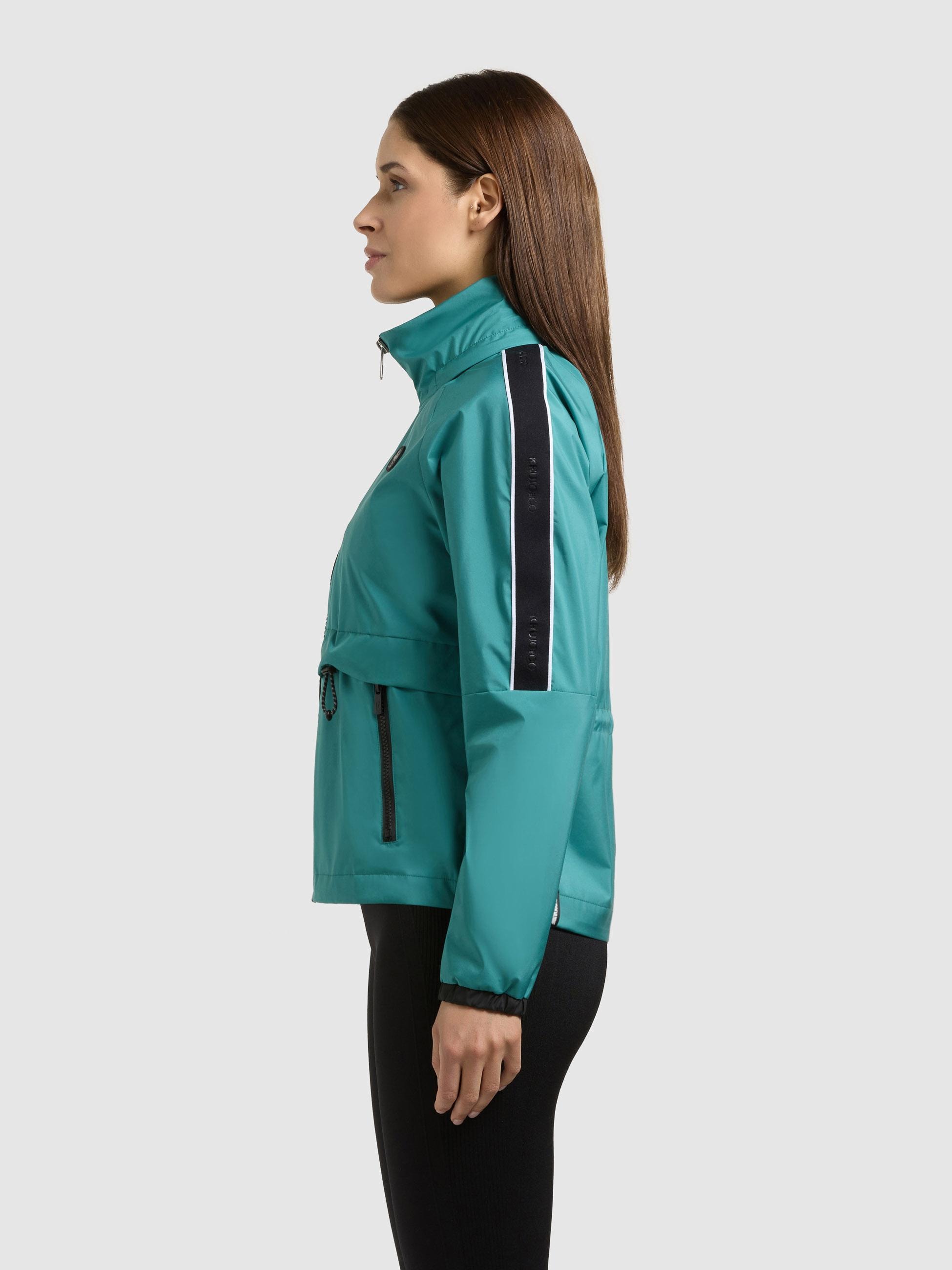 khujo Windbreaker »Windbreaker Olia« mit Kapuze Übergangsjacke mit im Kragen verstaubarer Kapuze