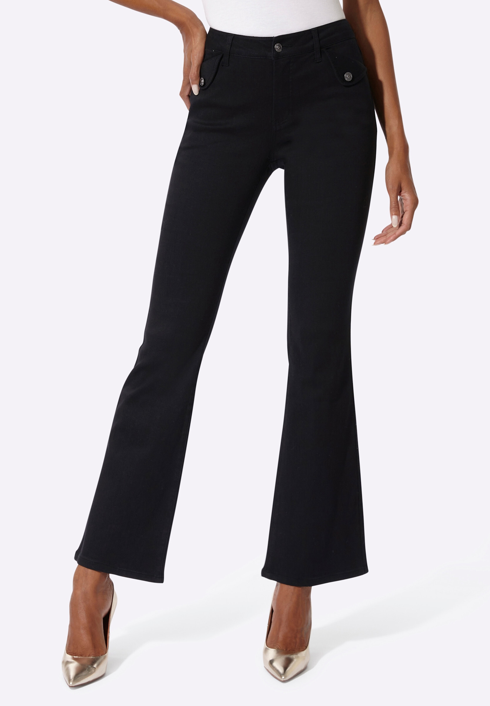 creation L Bootcut-Jeans »Modal-Baumwoll-Jeans Jeans im Bootcut-Style«