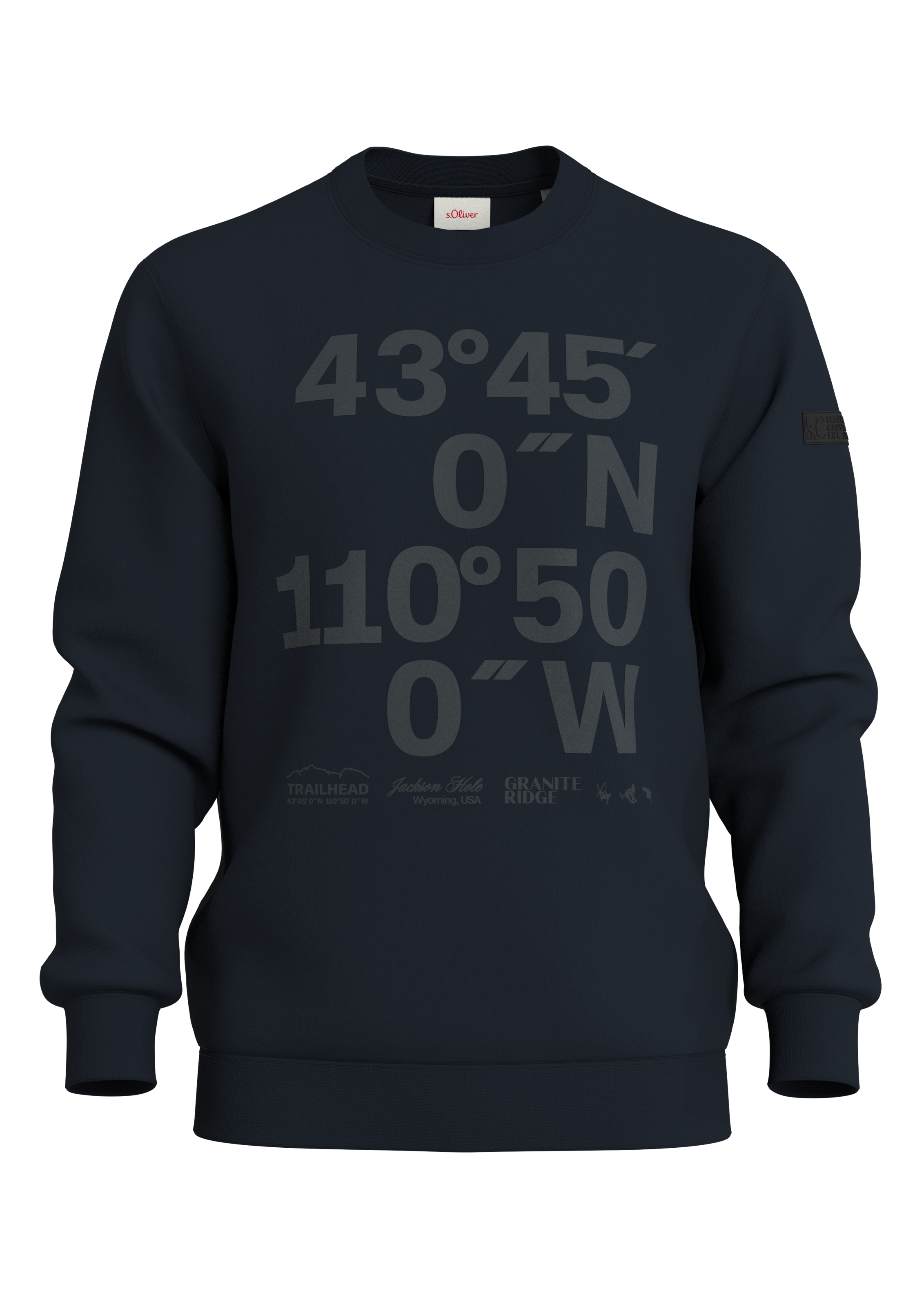 s.Oliver Sweatshirt, mit Frontprint