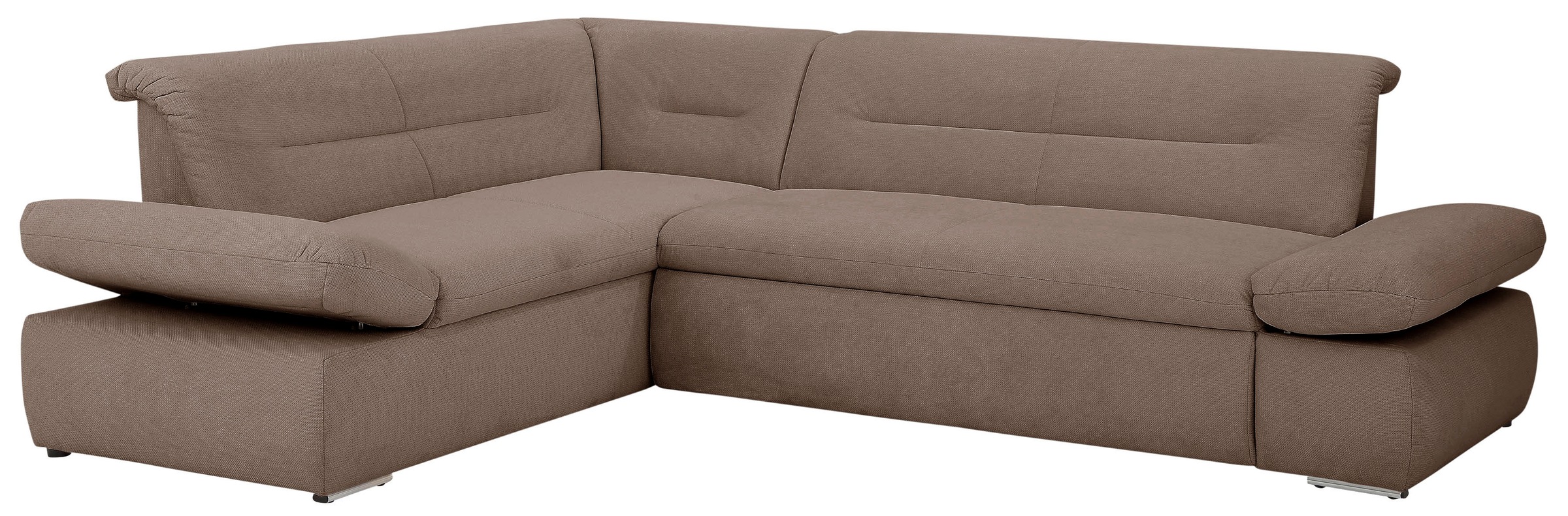 INOSIGN Ecksofa »Avesa L-Form«, Wahlweise mit Arm- und Bettfunktion, B/T/H: 275/211/80 cm