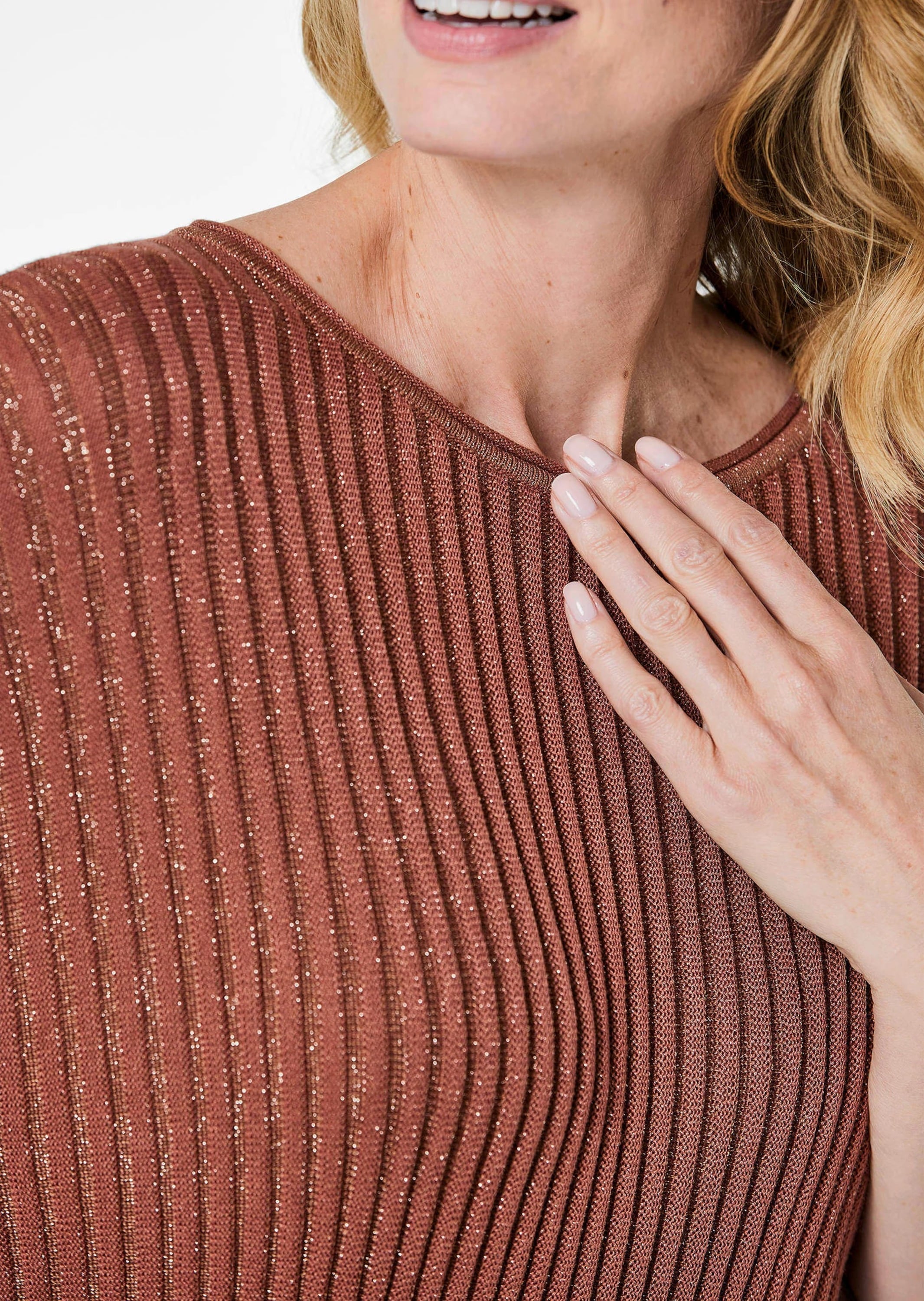 GOLDNER Strickpullover »Kurzgröße Pullover«