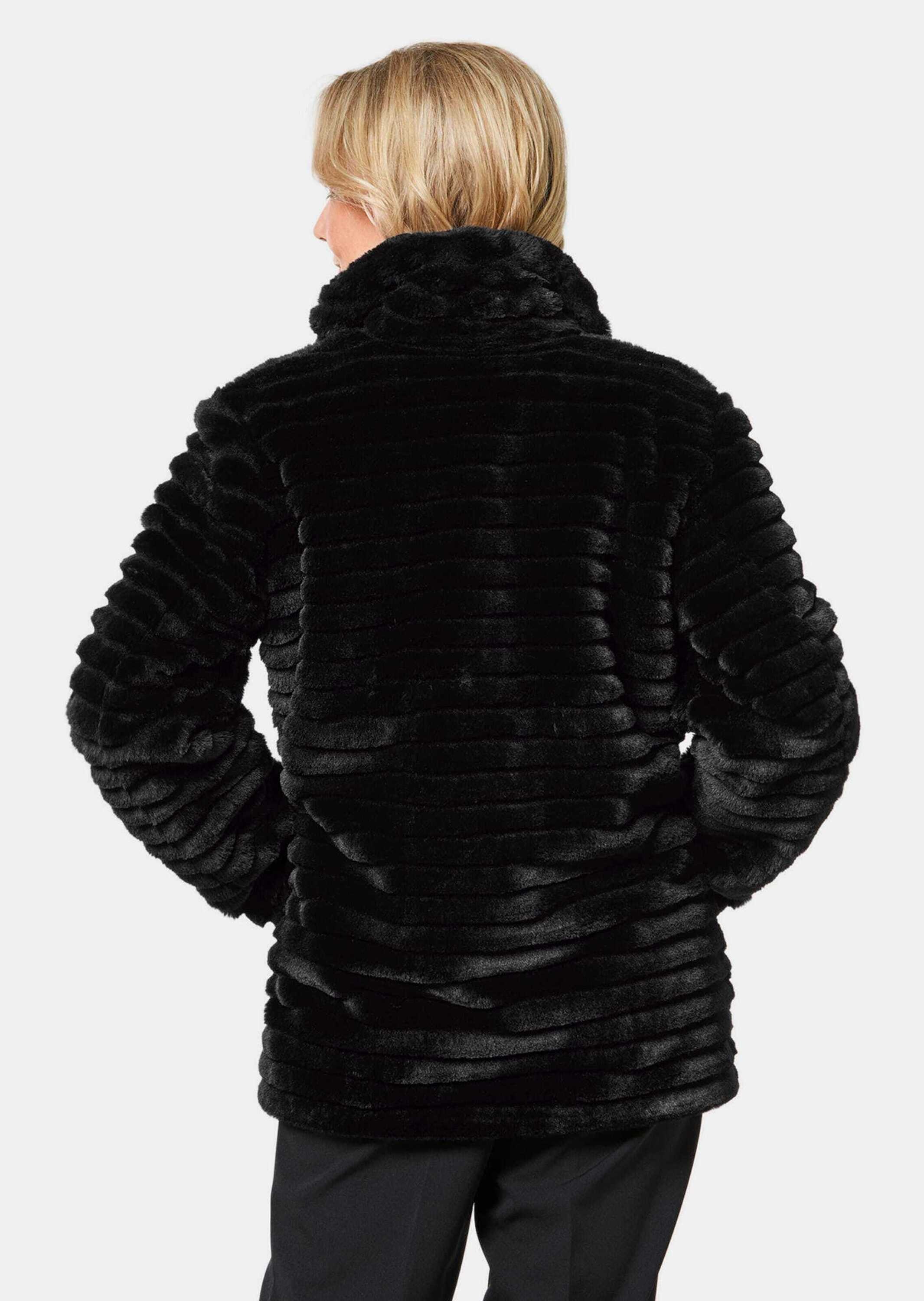 GOLDNER Kurzjacke »Kurzgröße Jacke in Rexkanin-Optik«