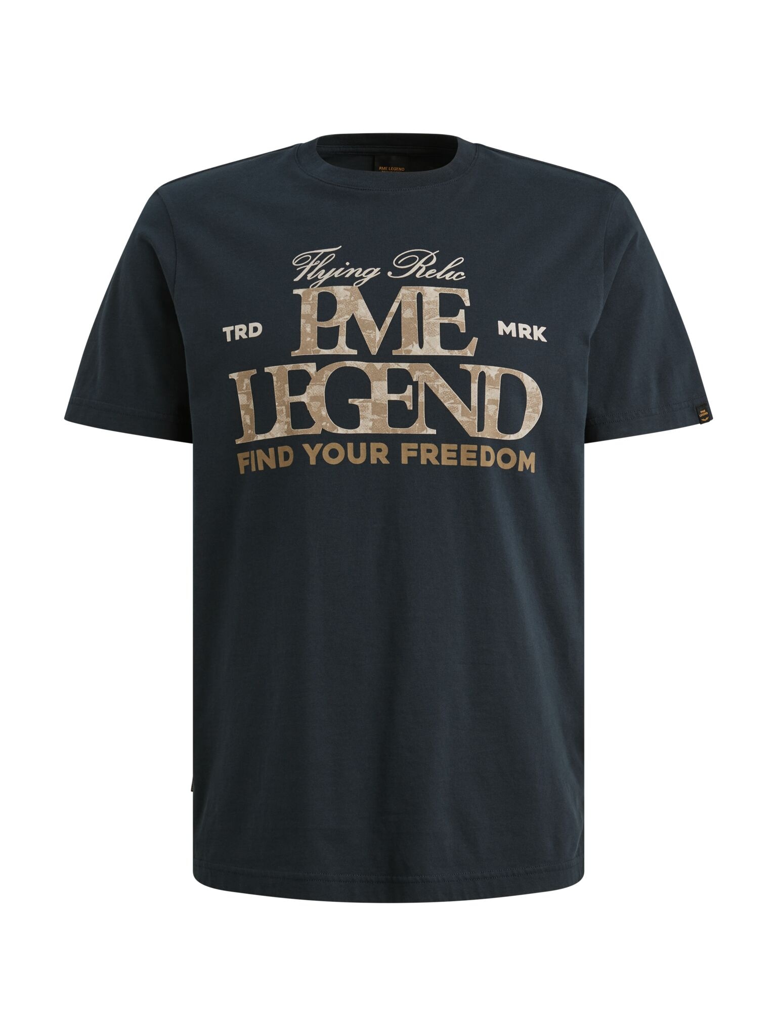 PME LEGEND T-Shirt »Short sleeve r-neck big print« Regular Fit, Kurzarm, lässiger Stil
