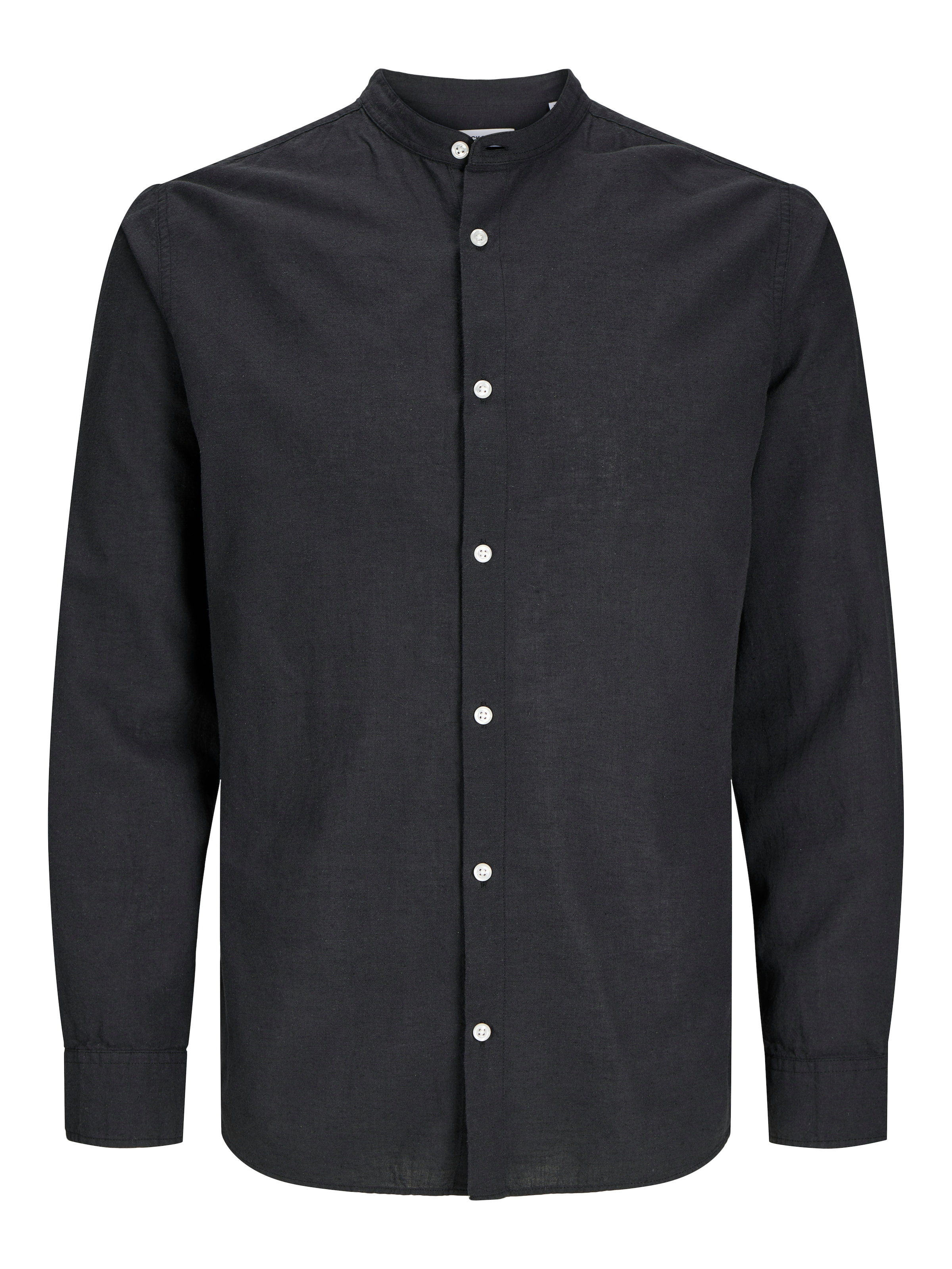 Jack & Jones Langarmhemd »JJEBREEZE BAND SHIRT LS SN«, mit Bandkragen