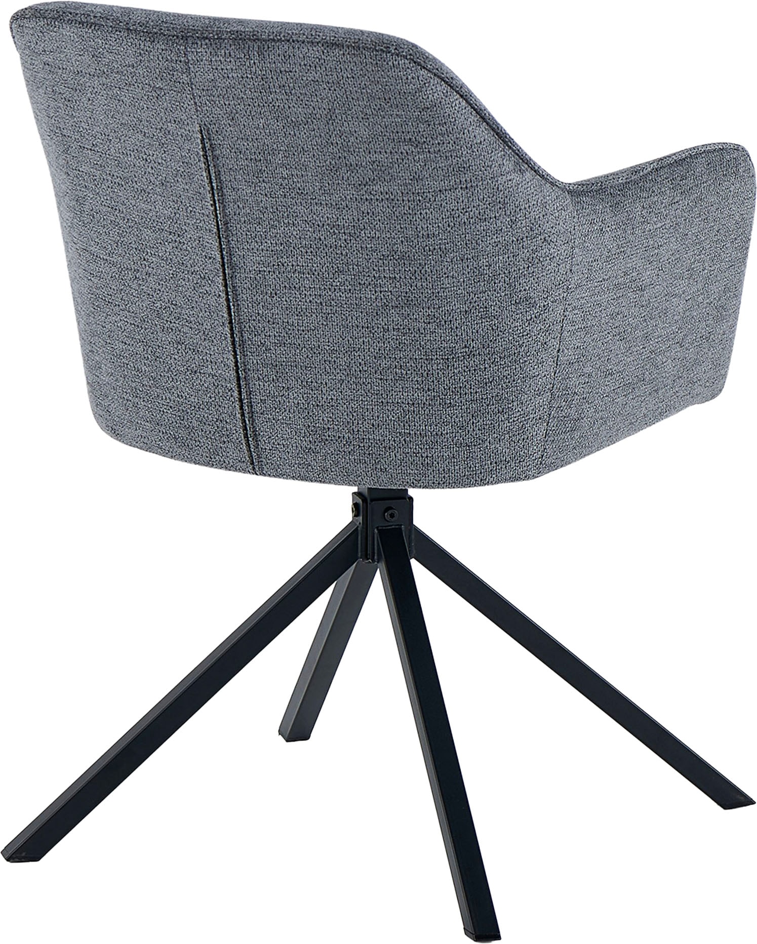 OTTO home Esszimmerstuhl »Turin« (Set) 2 Stk.moderner Stuhl, 360 Grad drehbar, mit hochwertigem Strukturstoff