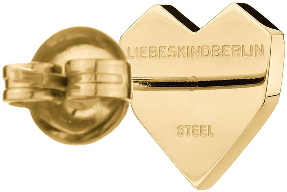 Liebeskind Berlin Paar Ohrstecker »Schmuck Geschenk Edelstahl Ohrringe Herz, LJ-0307-E-11, LJ-0308-E-11«