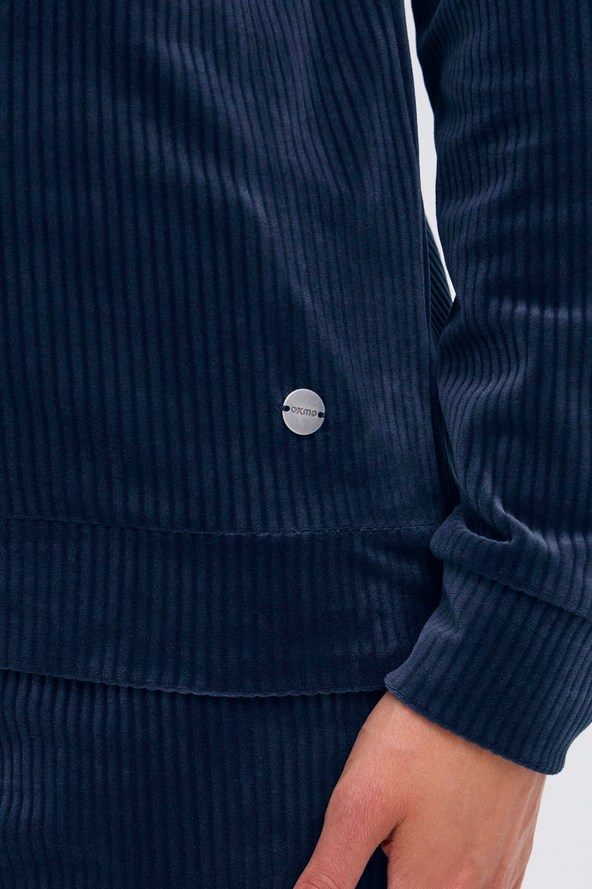 OXMO Troyer »Longsweatshirt OXEBBA HALFZIP«