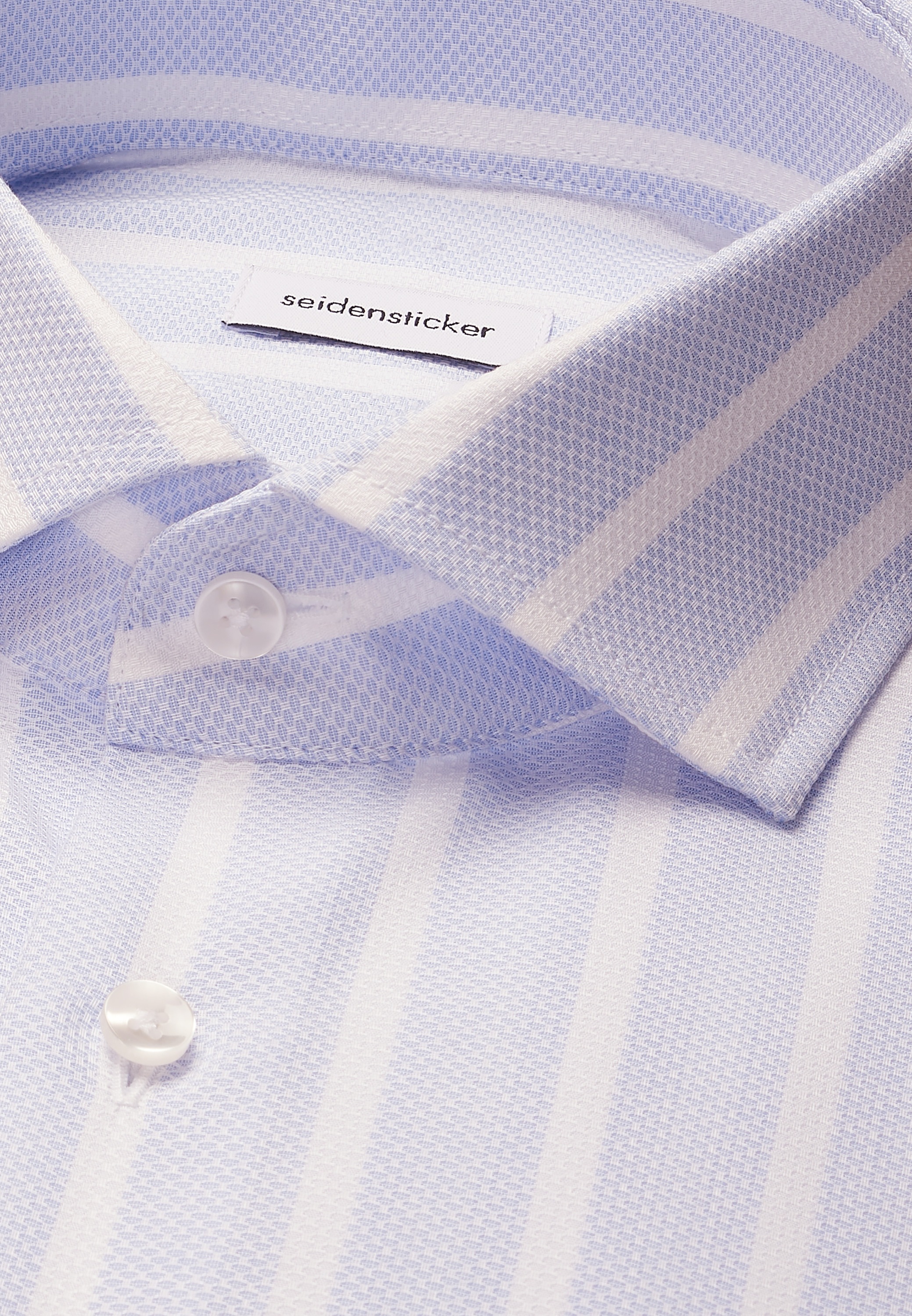 seidensticker Businesshemd »Schwarze Rose« Regular 1/1 Kentkragen Gestreift