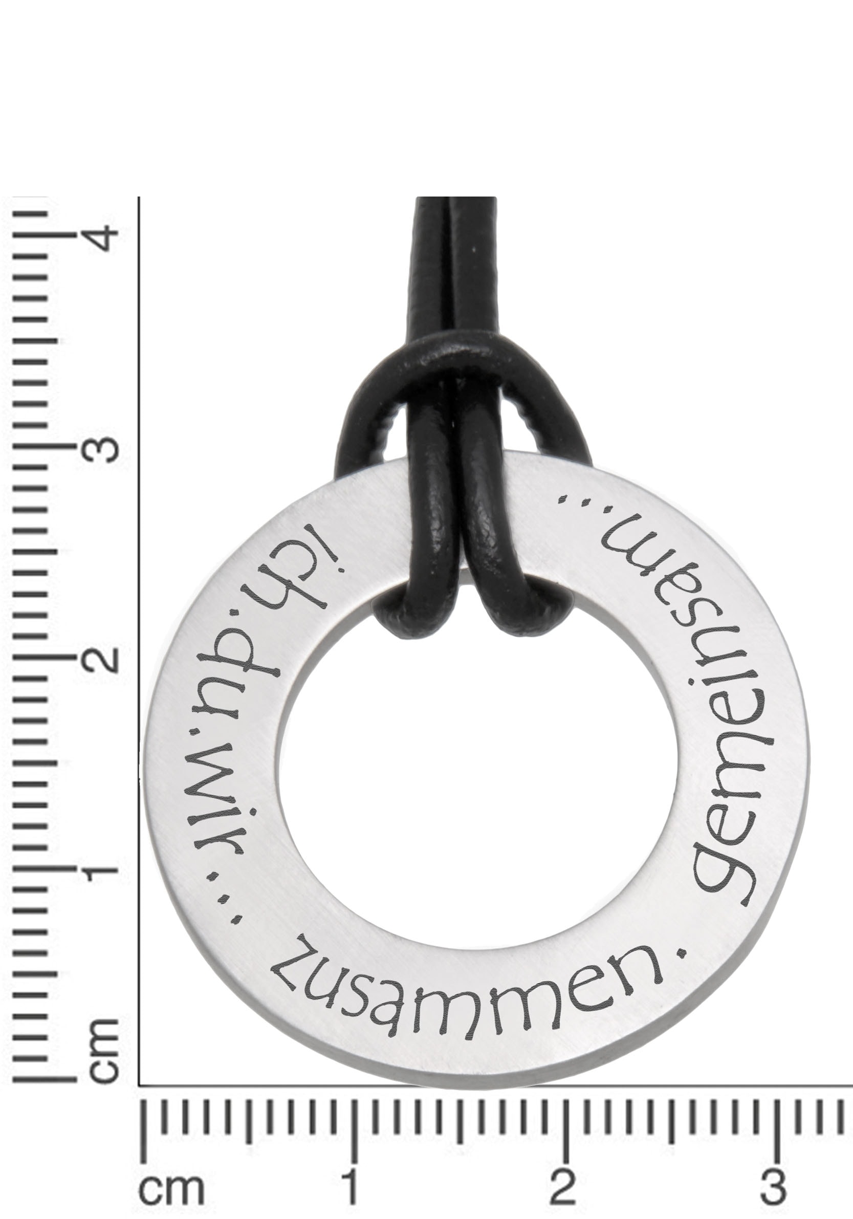 Firetti Kette mit Anhänger »Schmuck Geschenk Halskette, Lederband«
