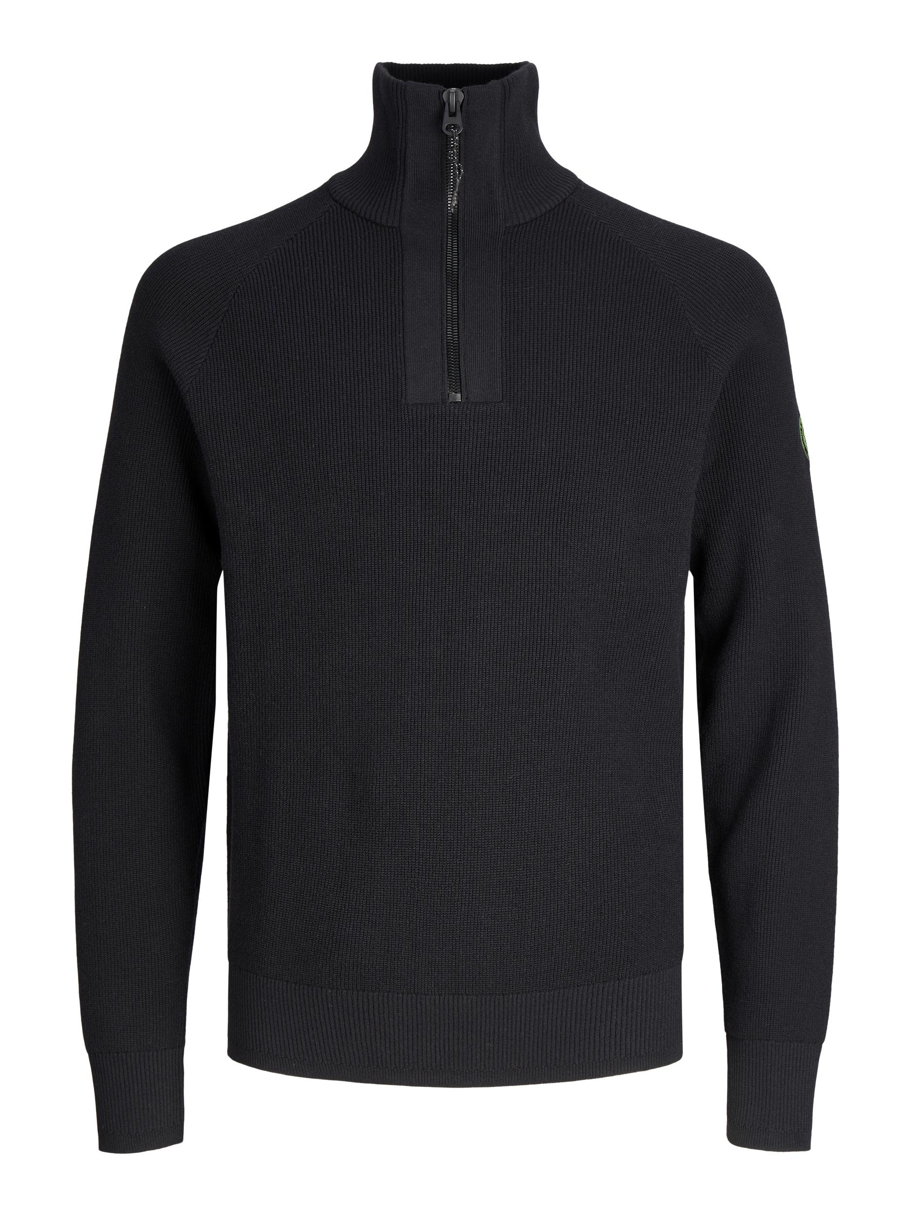 Jack & Jones Stehkragenpullover »JCOFILO KNIT HALF ZIP SN«