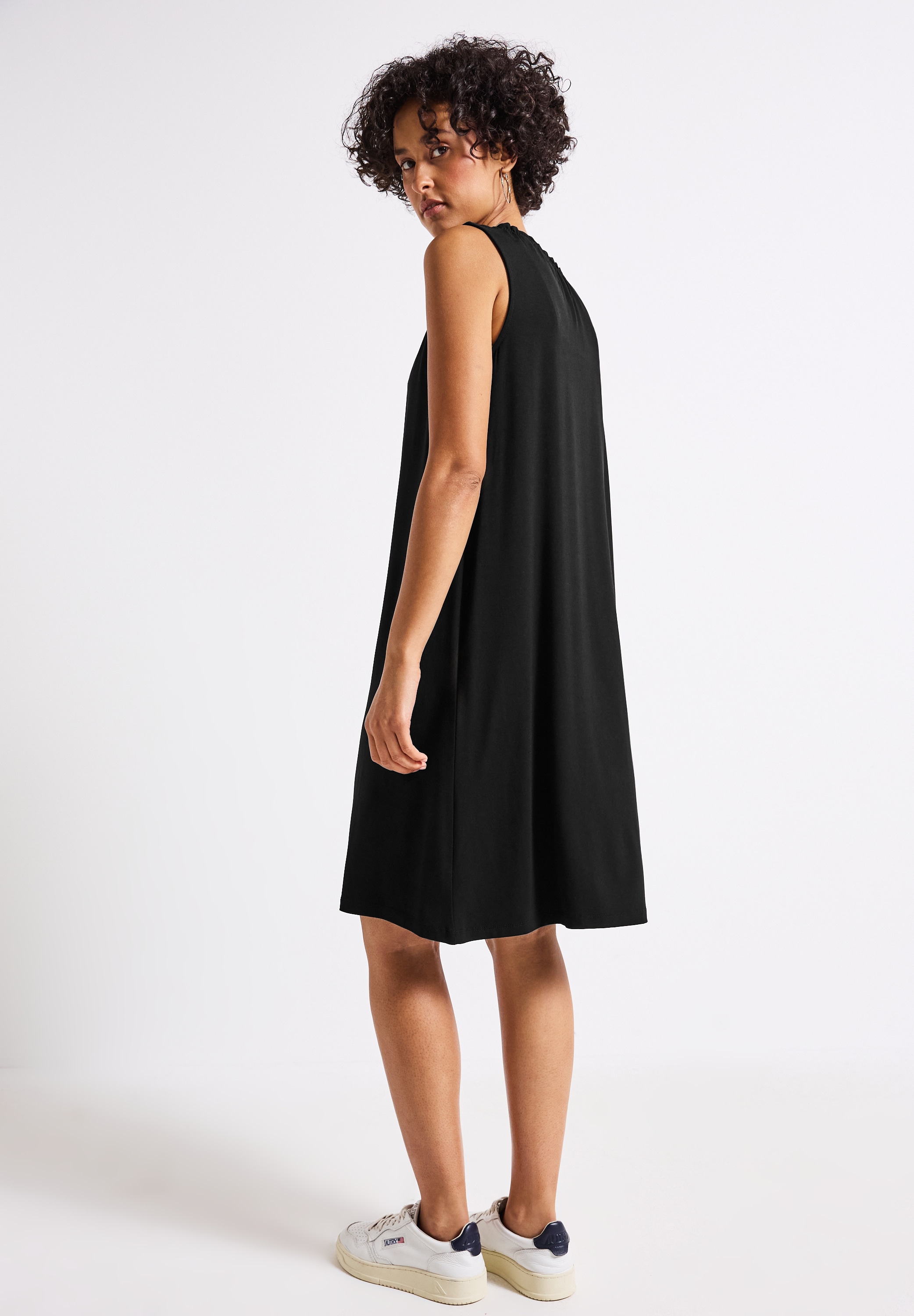 STREET ONE Jerseykleid, mit Raffung
