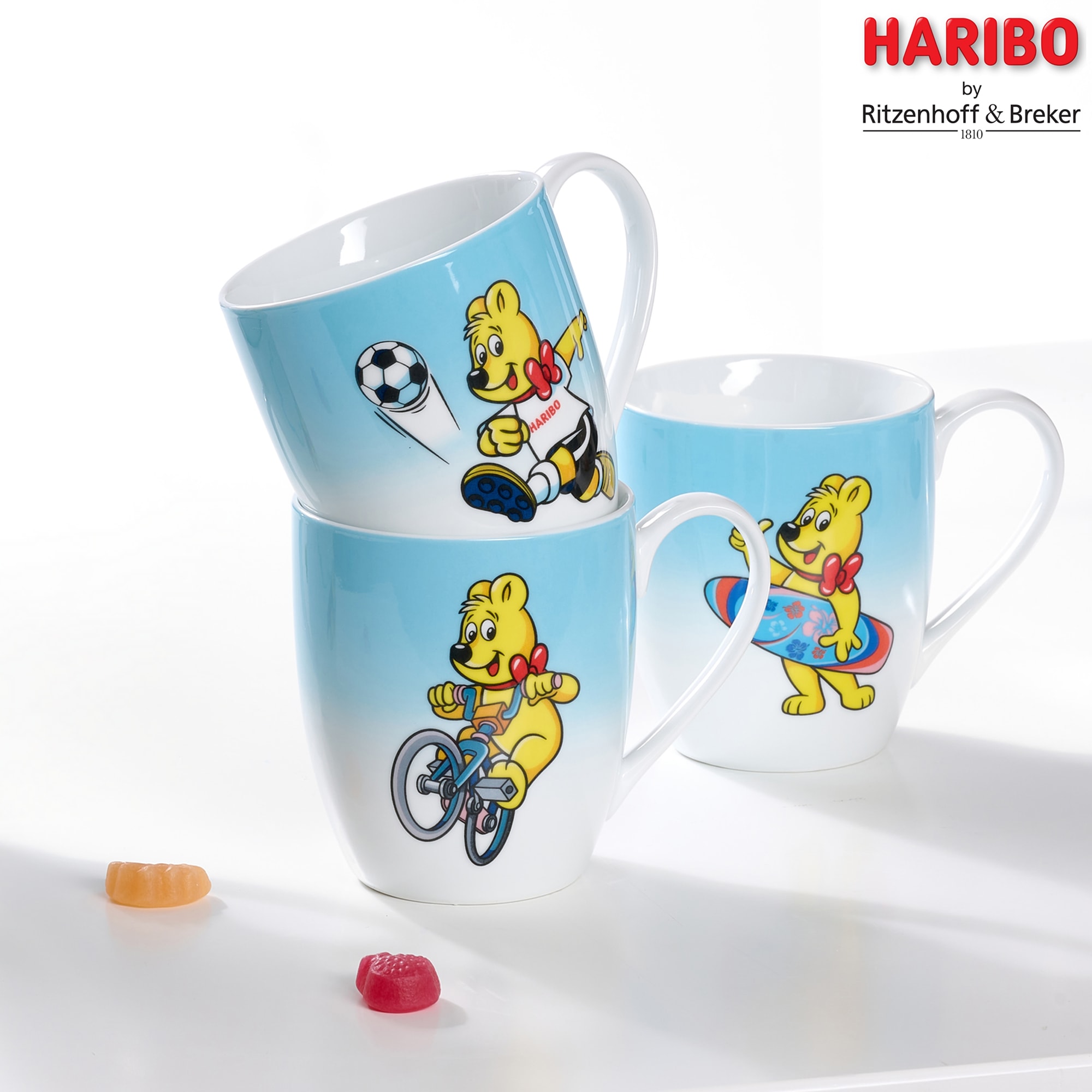 Ritzenhoff & Breker Becher »HARIBO Sport, Biker, 500 ml« spülmaschinenfest