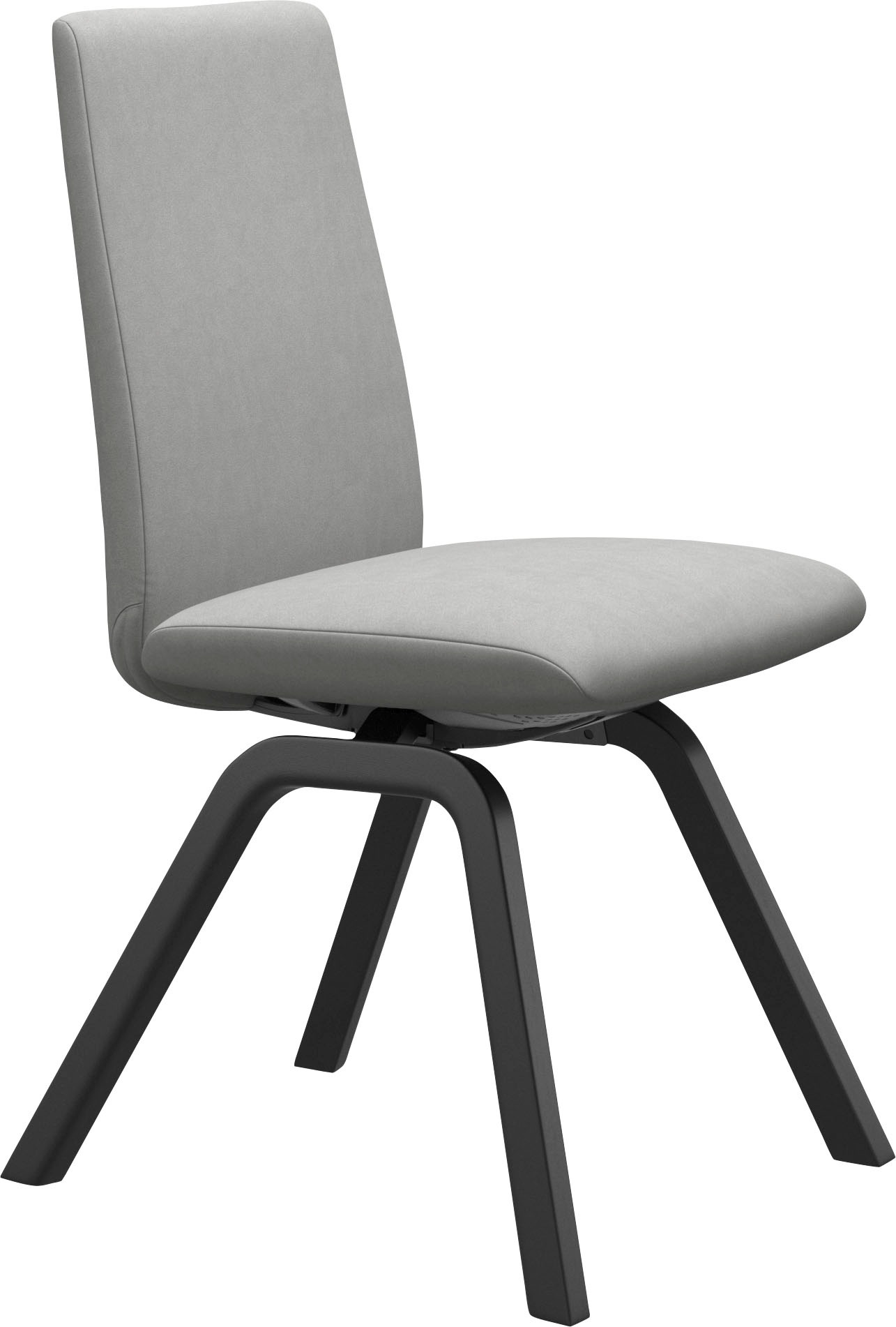 Stressless® Polsterstuhl »Laurel«, Microfaser DINAMICA, Low Back, Größe M, mit schräggestellten Beinen in Schwarz